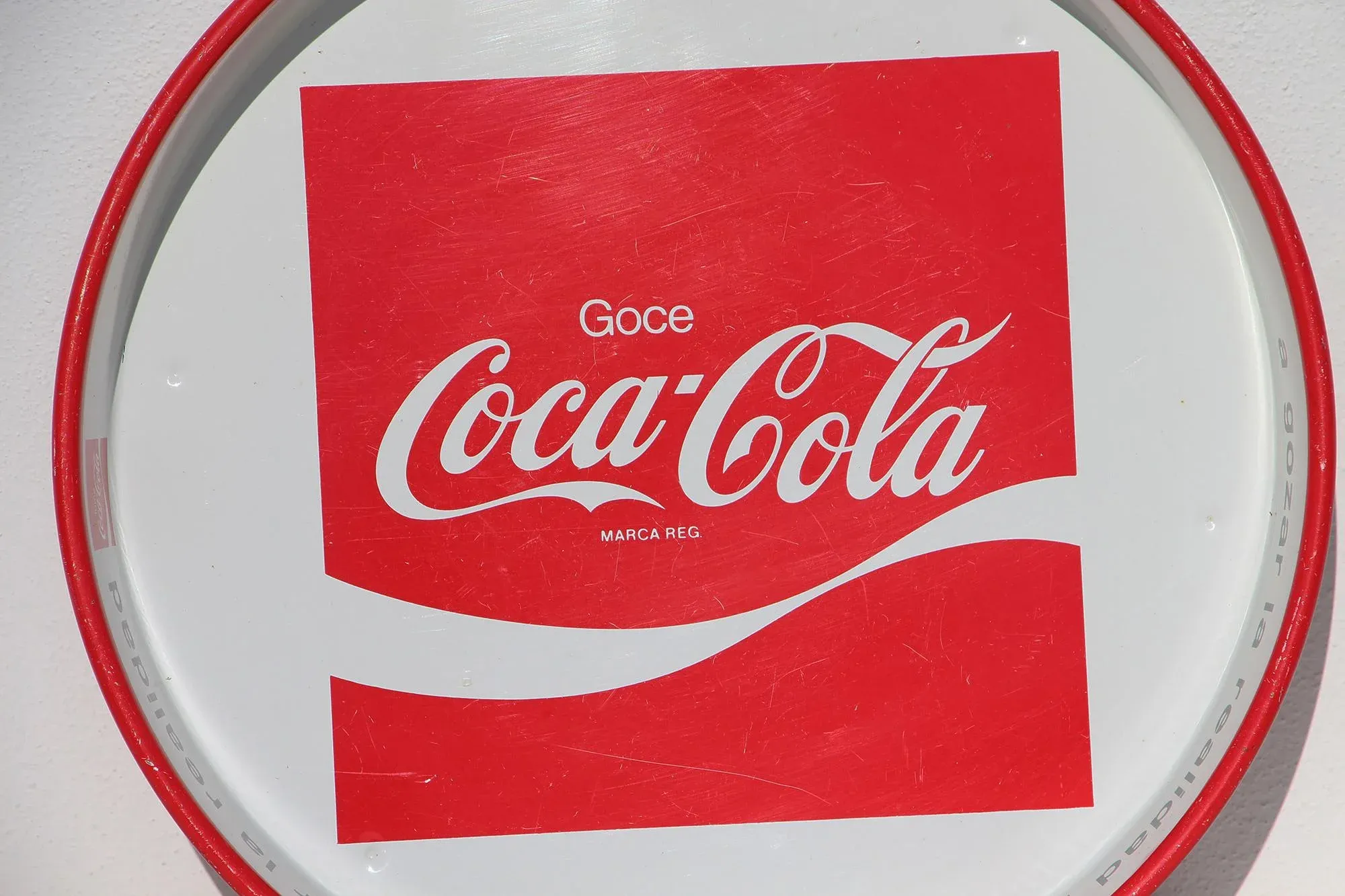 1970s Rare Coca-Cola Advertising Serving Tray, Venezuela