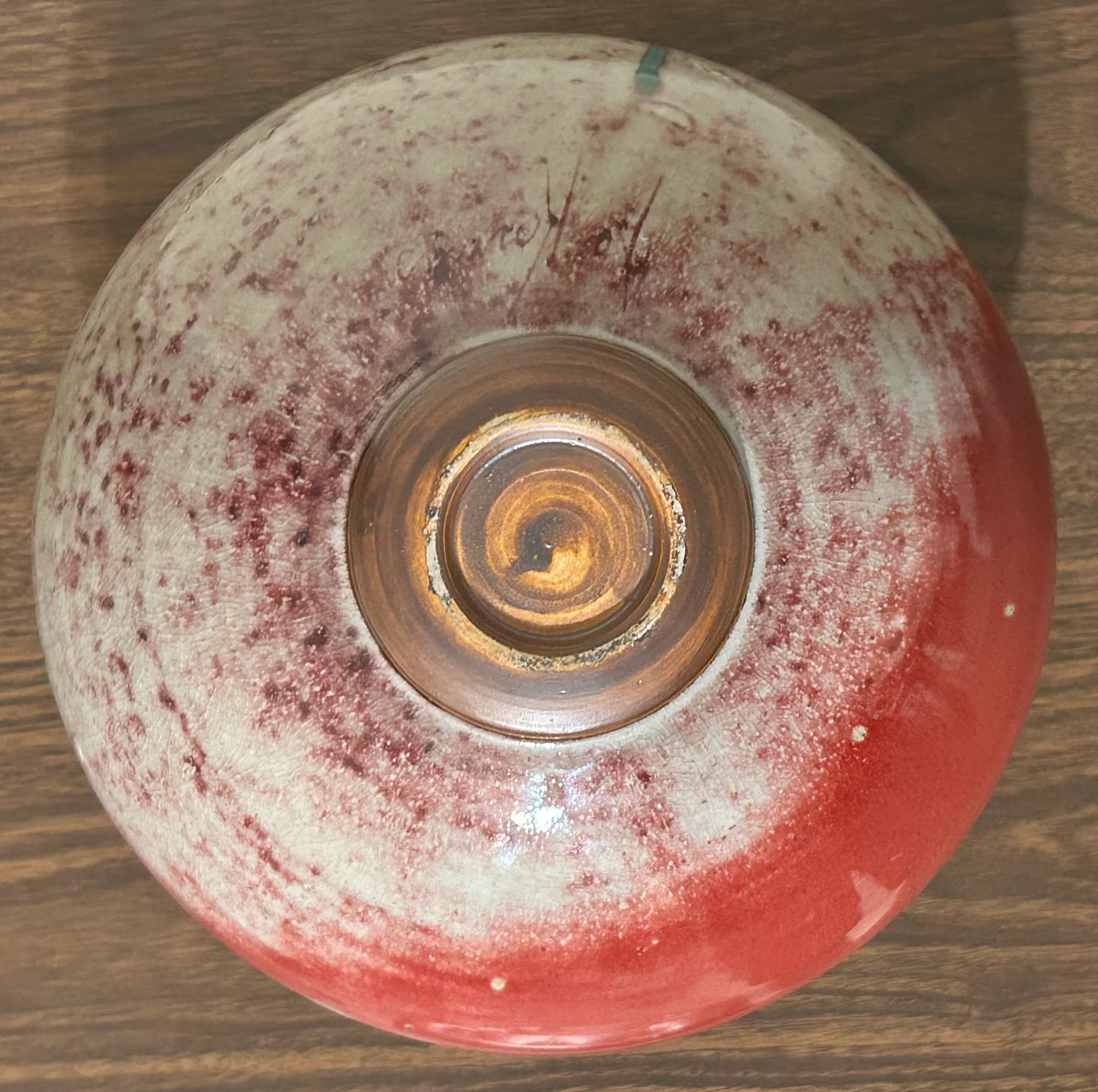 Vintage 1980’s American Contemporary Style Gary Kosmas Art Pottery Clay Rotund Vase main image 5