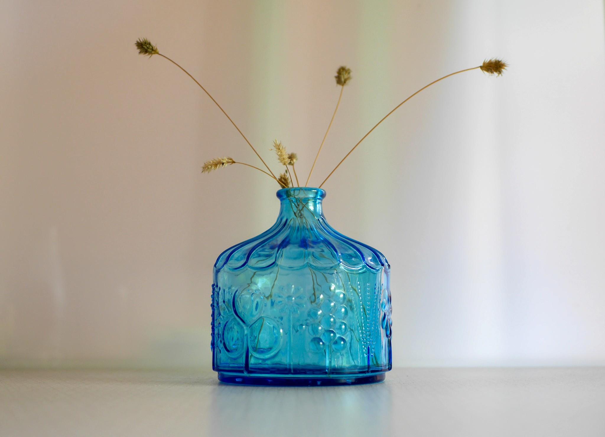 Finnish Art Glass Flora Vase by Toikka for Nuutajärvi