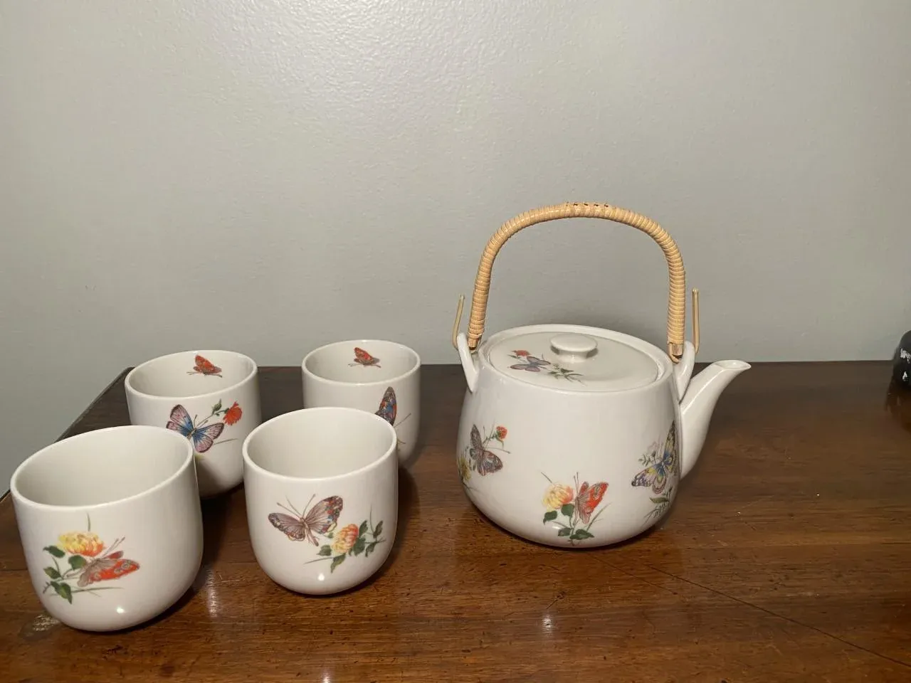 Vintage Takahashi San Francisco Hand-Decorated Dew Butterfly