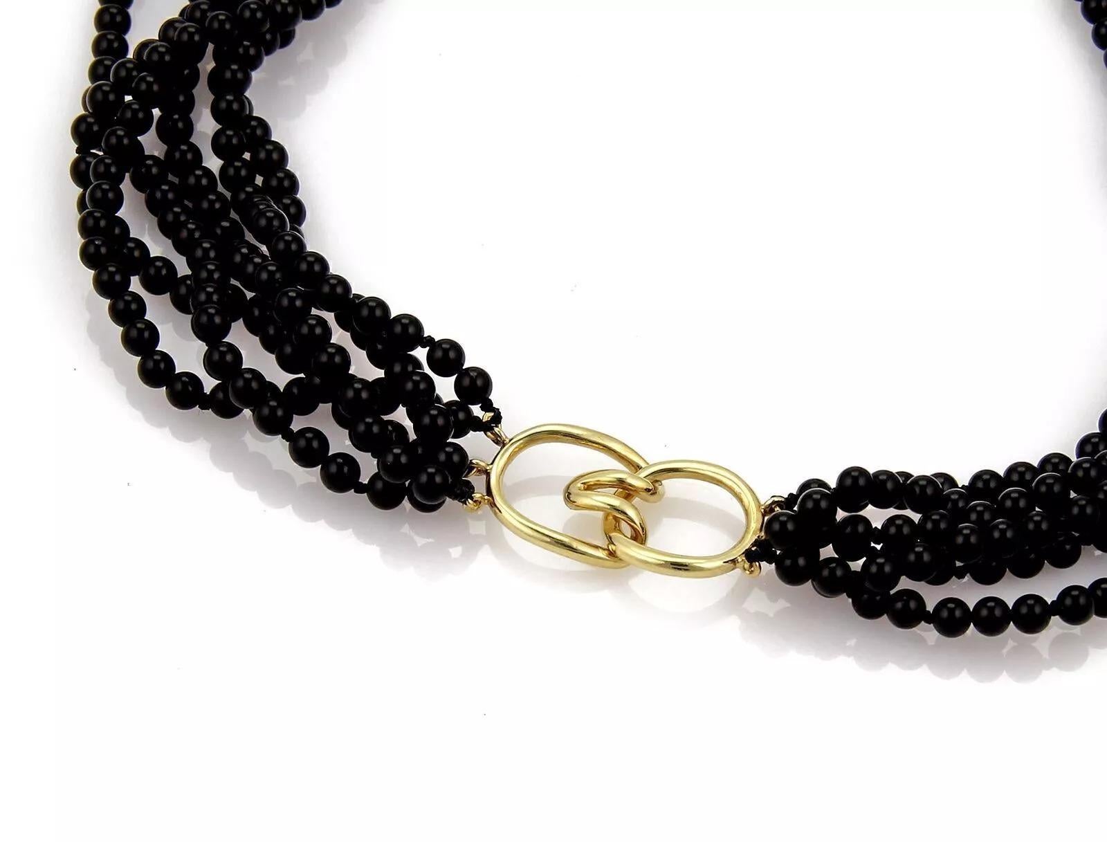 ネックレス・ペンダント August Harmony Onyx Beads Bow Necklace BMH1773 creative costume jewelry design August Harmony