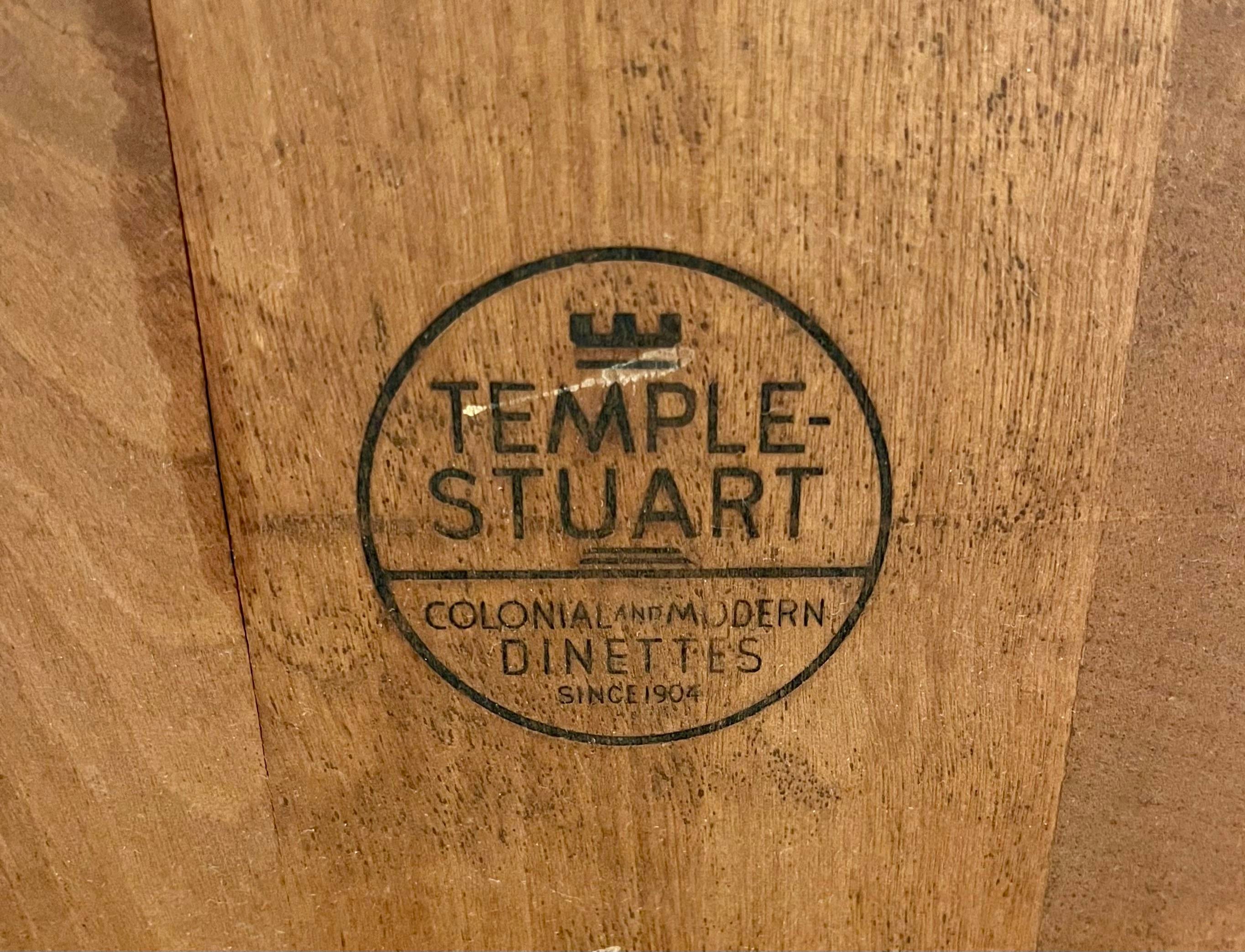 Vintage 1950's Temple Stuart Rockingham Rock Maple Bow Tie