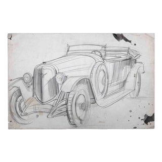 the-car-original-drawing-mid-