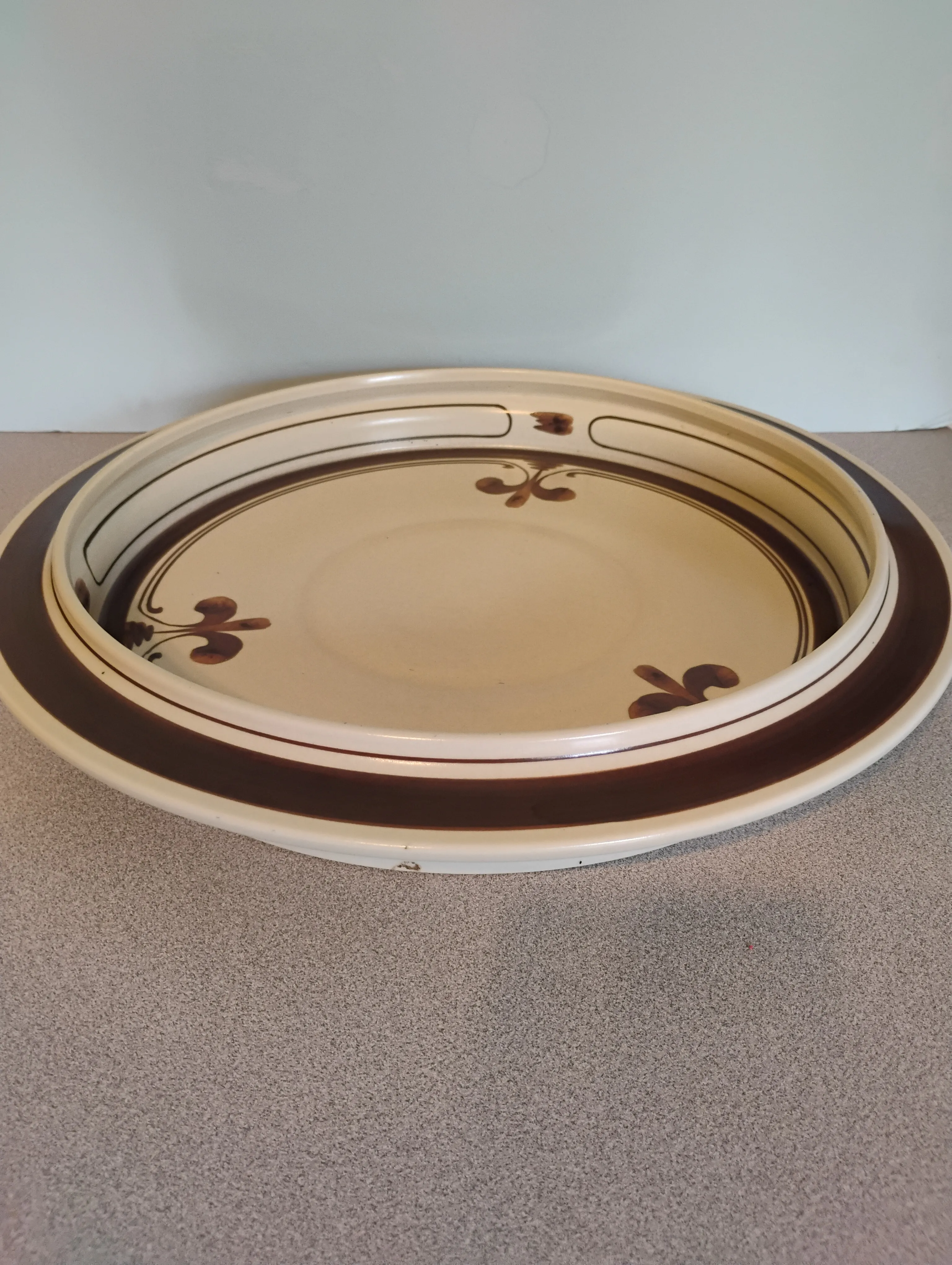 1960s Rosenthal Sienna Brown by Bjorn Wiinblad 46 Piece Dinnerware