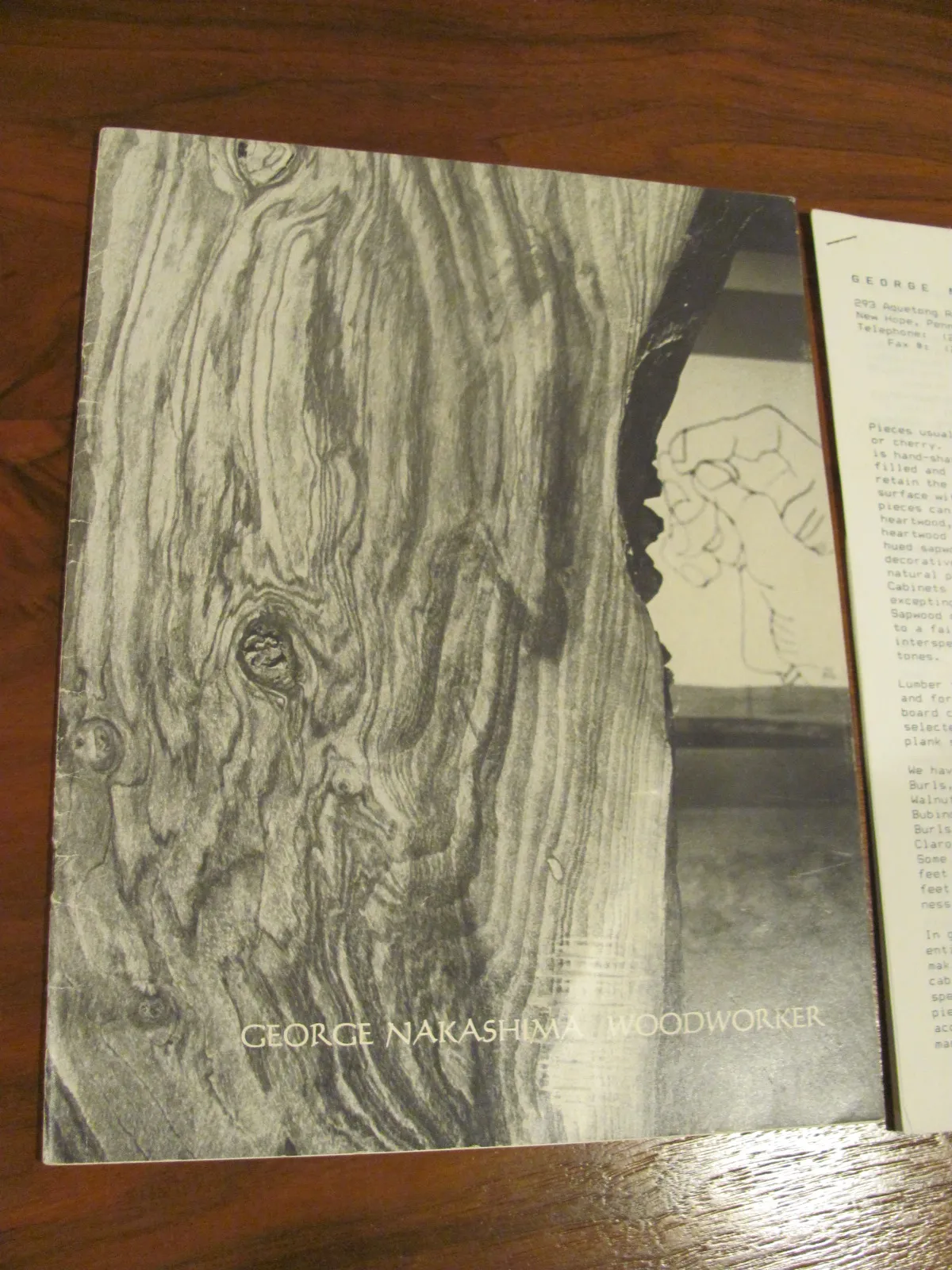 Late 20th Century George Nakashima Woodworker 20 Page