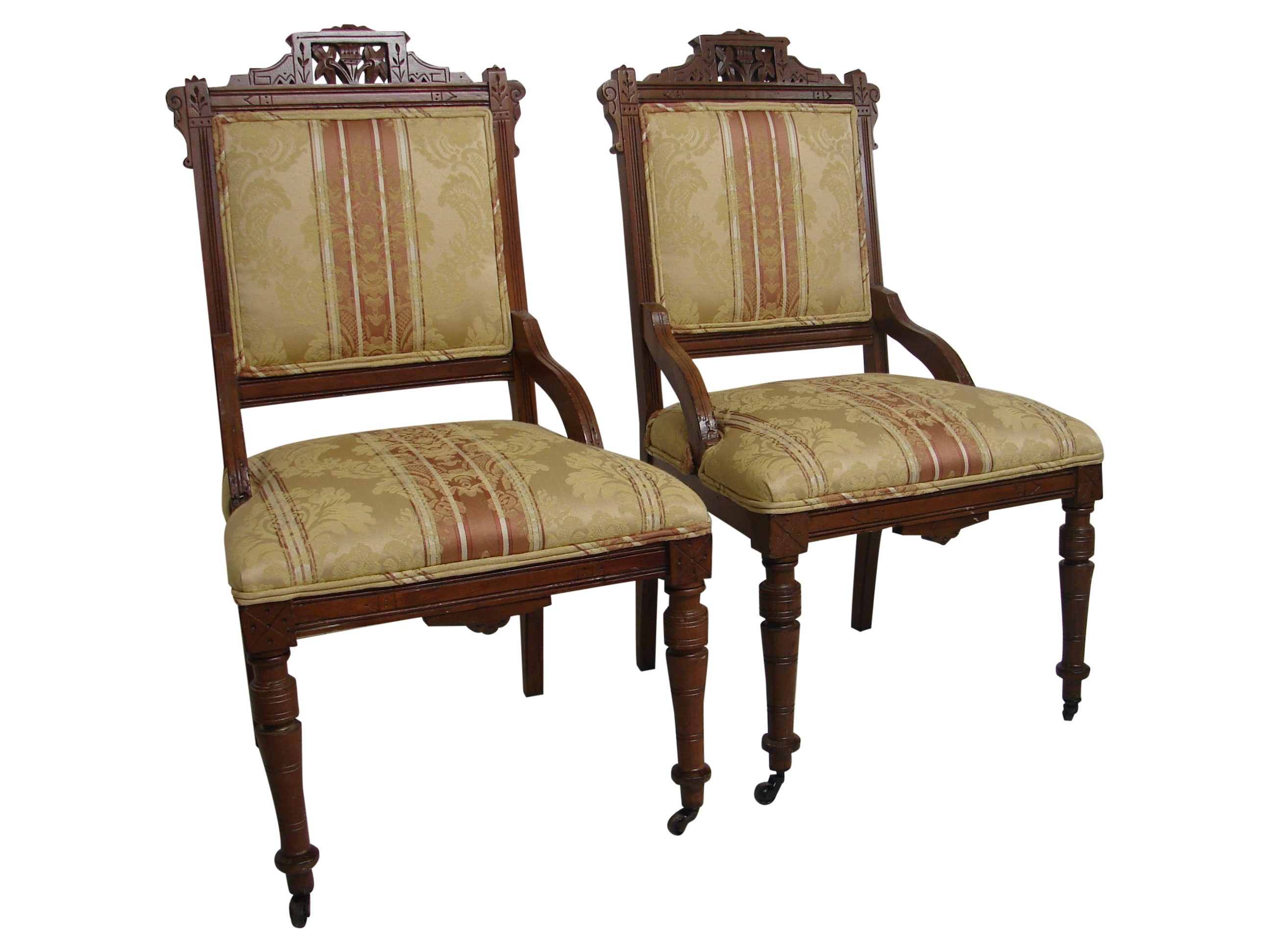 Eastlake Antique Chairs A Pair Chairish