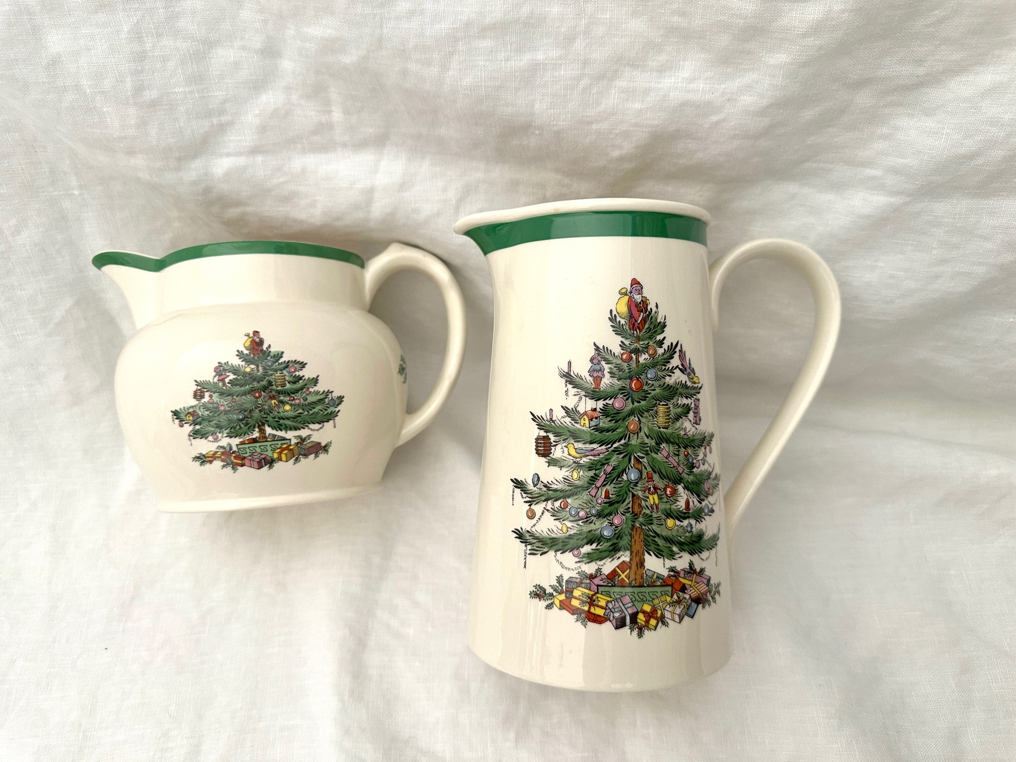 未使用　Spode イギリス製　クリスマスツリー4枚セット 未使用 Spode イギリス製 クリスマスツリー4枚セット