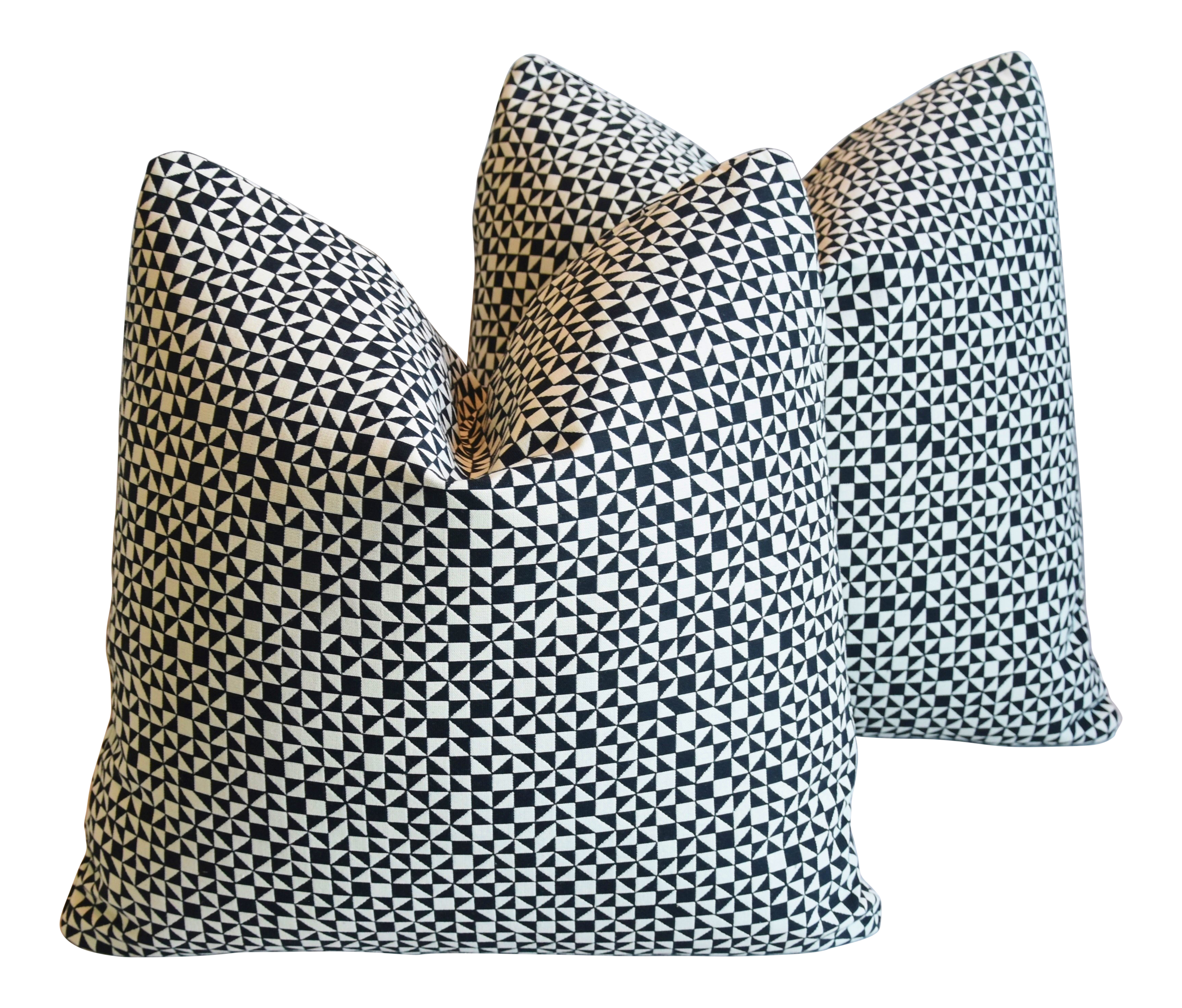 Designer Alexander Girard Abstract Feather Down Pillows 19 Square