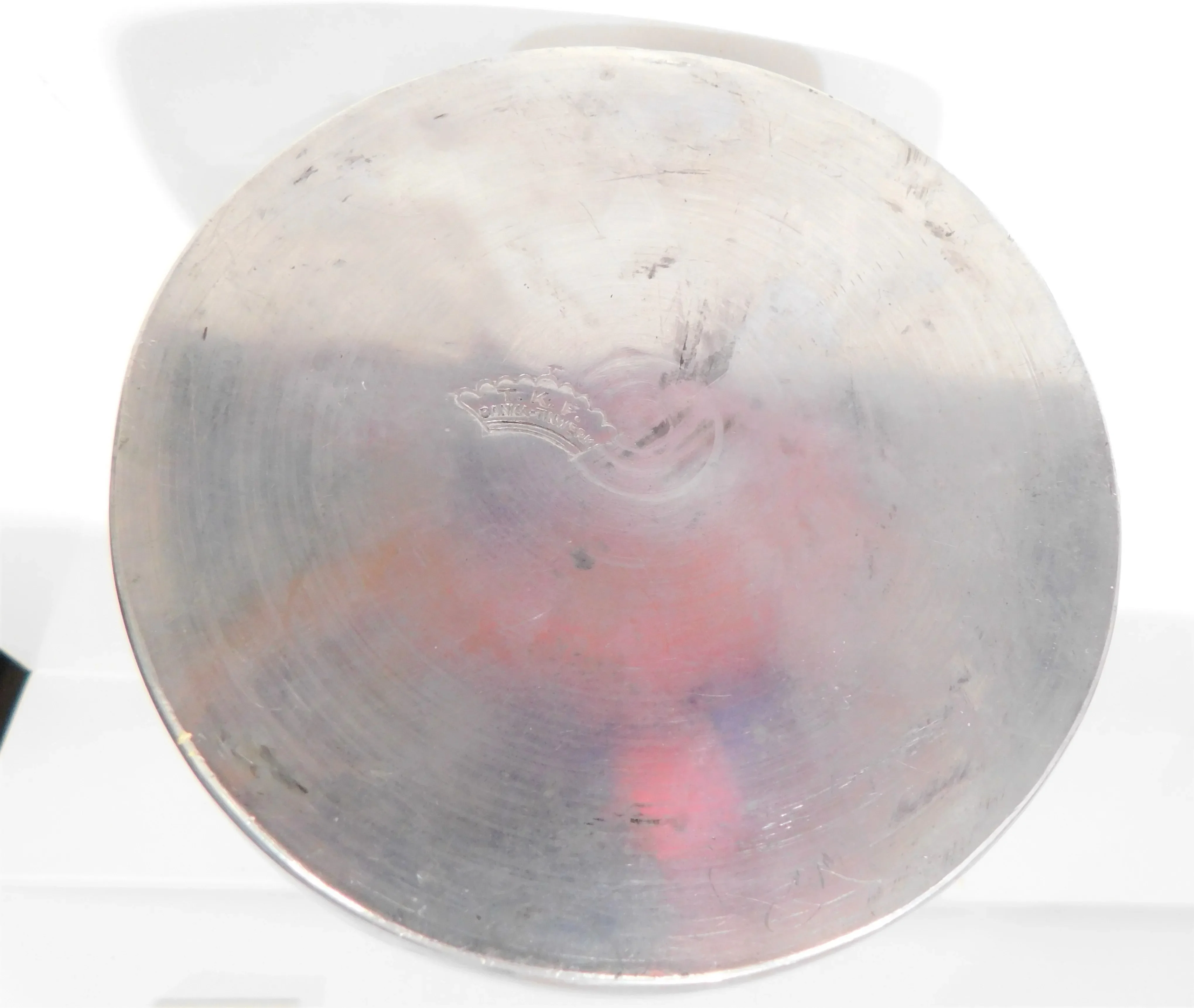 SAKURAYA】旧家整理品【金彩色絵花鳥文遊環付花瓶/薩摩焼 安田造