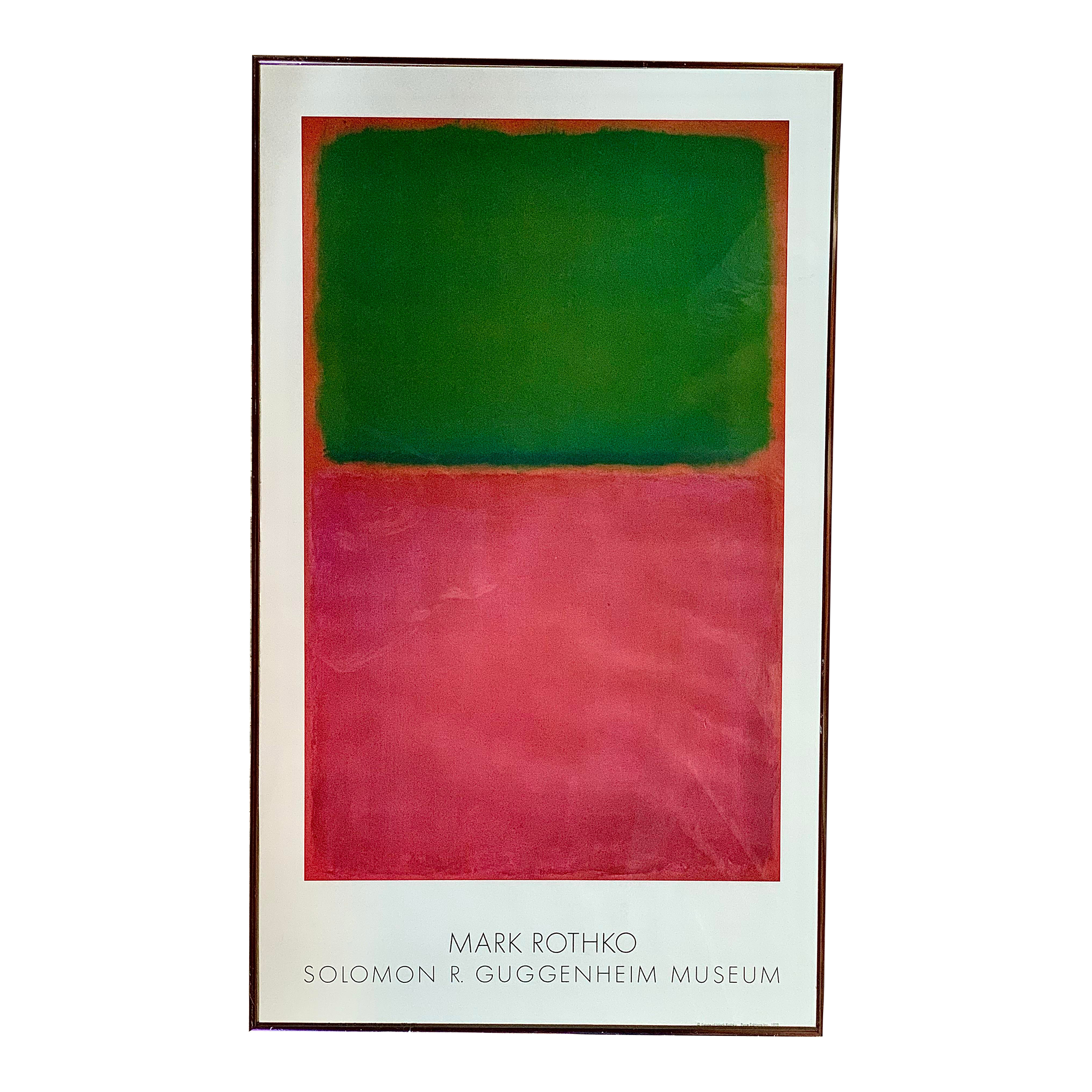 Mark Rothko's 1950's 'Green, Red, on Orange' Pace Editions