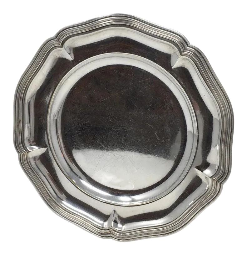 Vintage Hotel Silver Serving Platter
