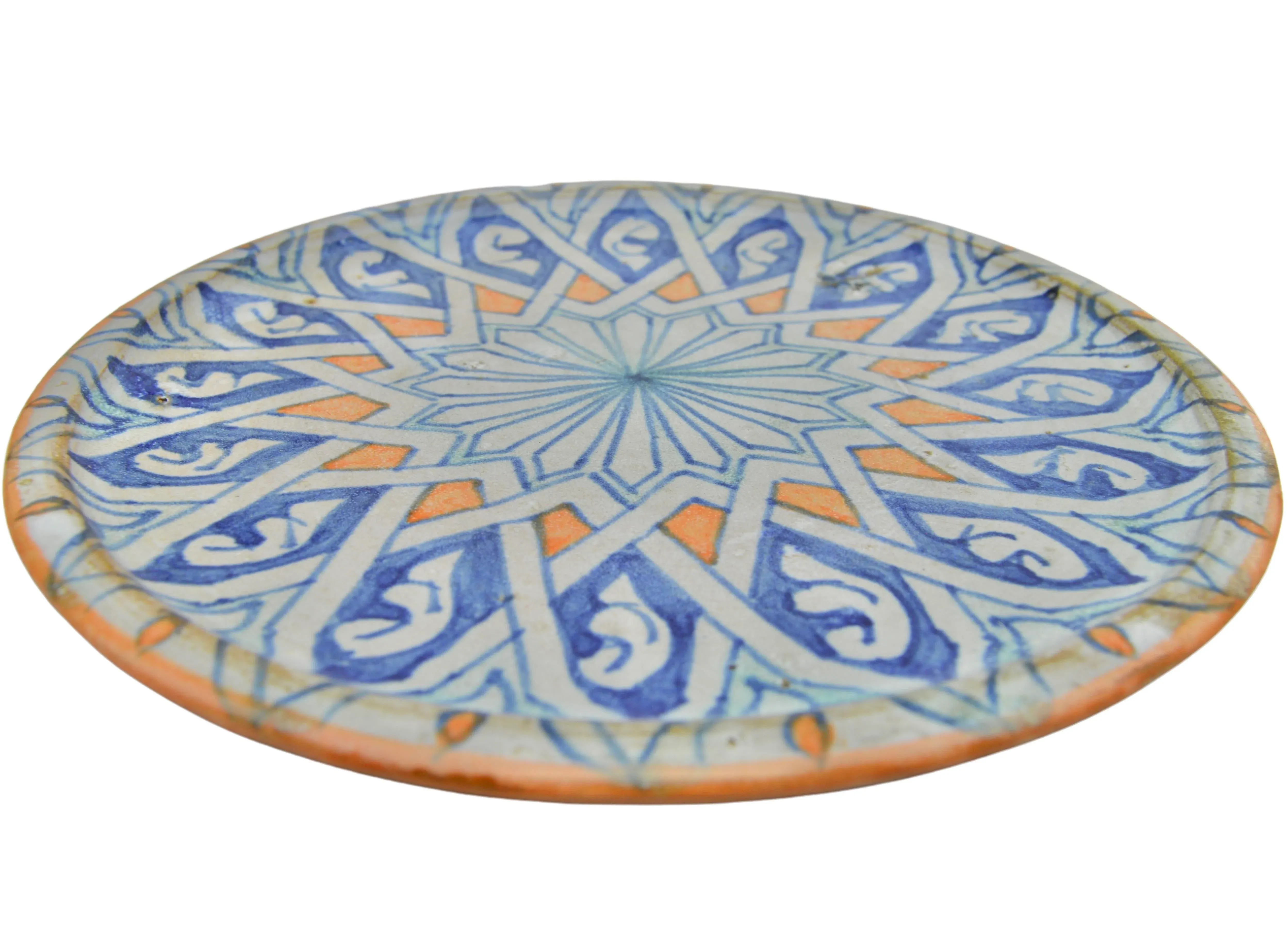 ＊Andalusia＊Ceramic plate・* Andalusia Christian Plate - Blue