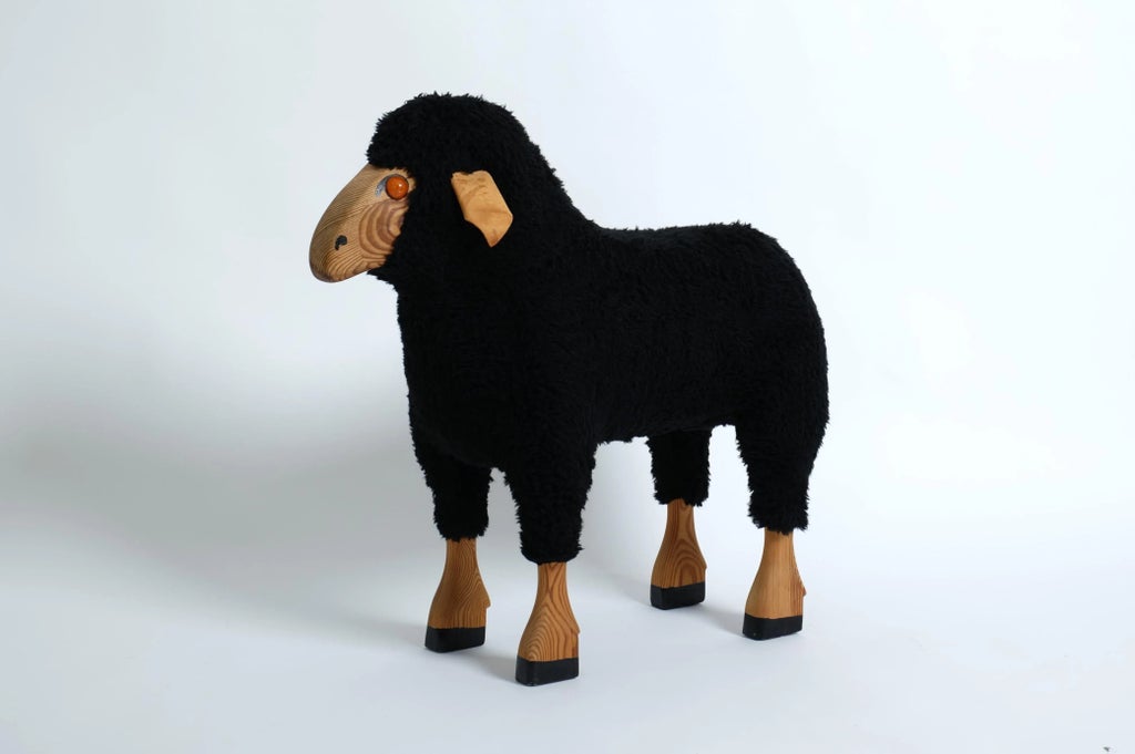 Decorative Black Sheep by Hanns Peter Krafft for Meier, 1960s