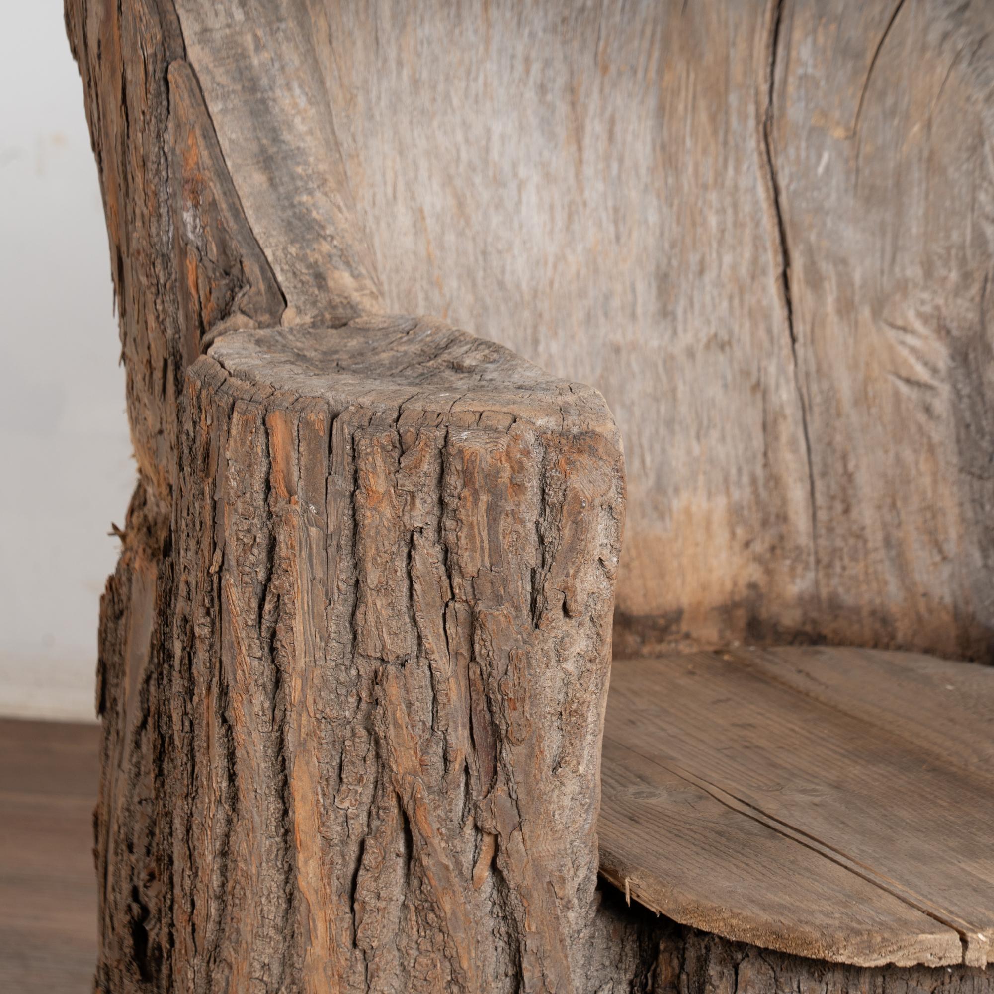 Early 20th Century Swedish Rustic Log Chair | Chairish