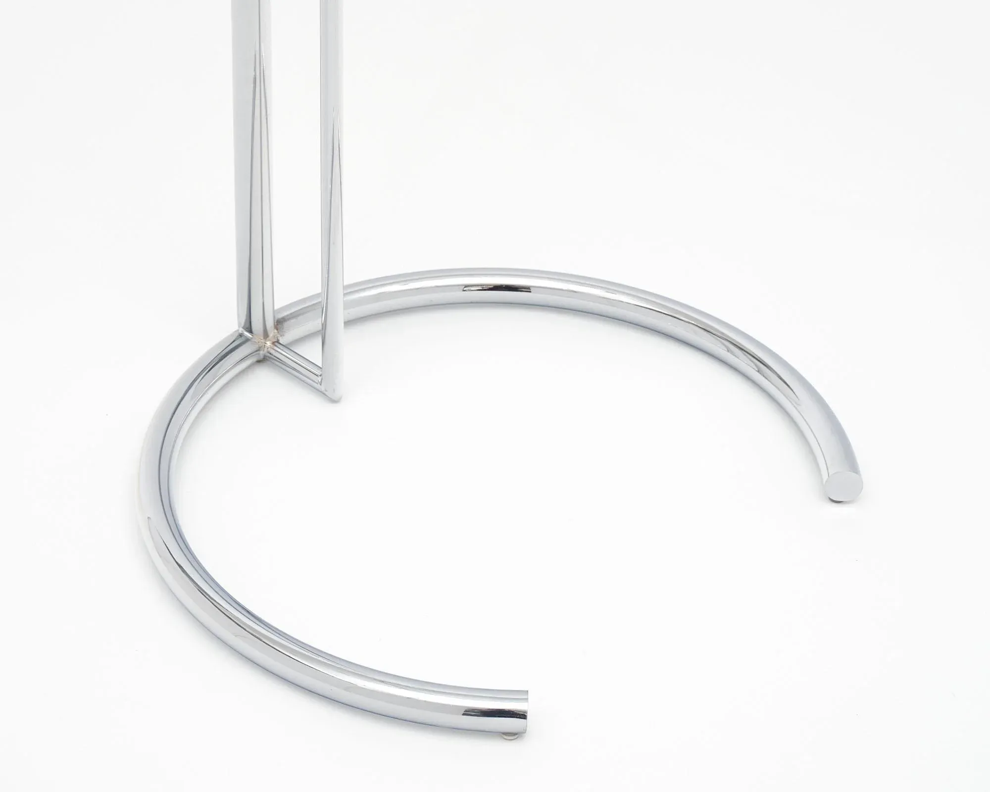 Eileen Gray's E-1027 Chrome Side Table | Chairish