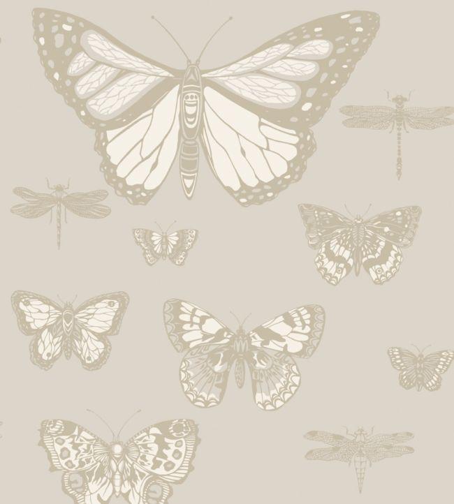 Butterflies & Dragonflies Wallpaper by Cole & Son - Sample | Chairish