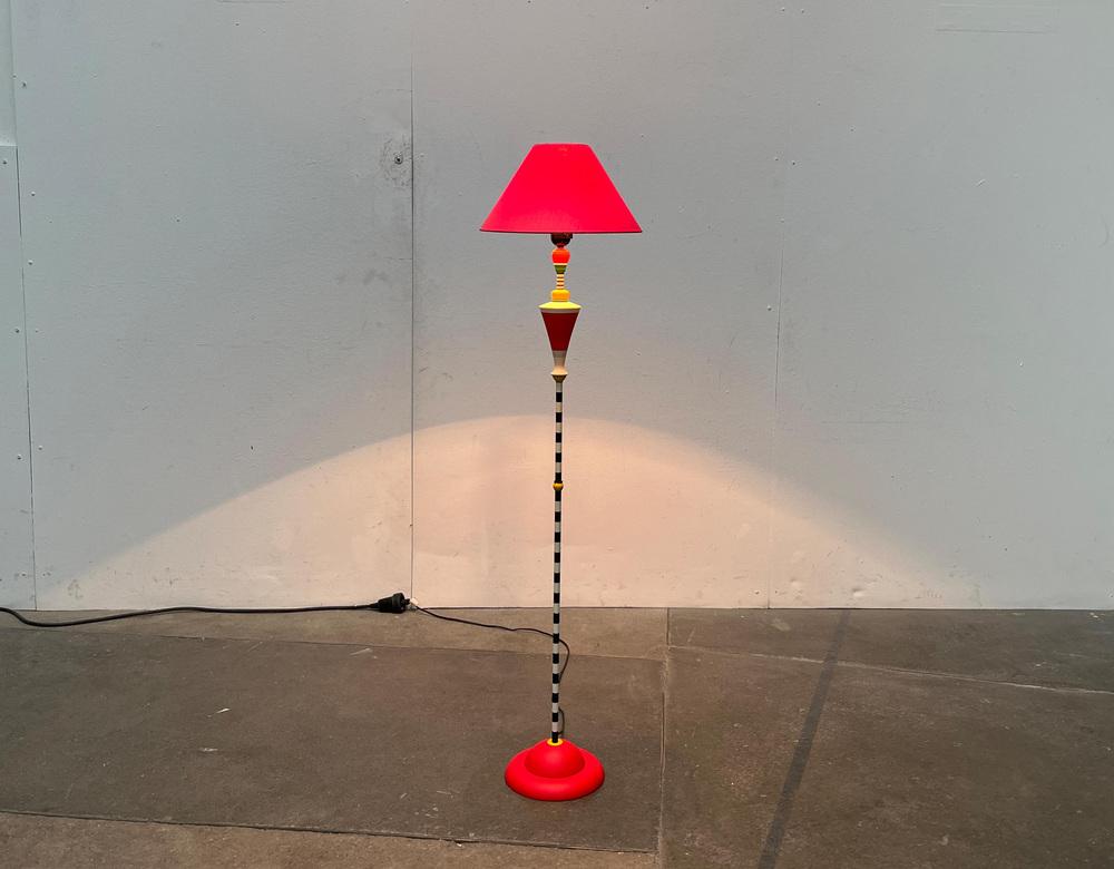Vintage French Floor Lamp from Olivier Villatte, 1980s | Chairish