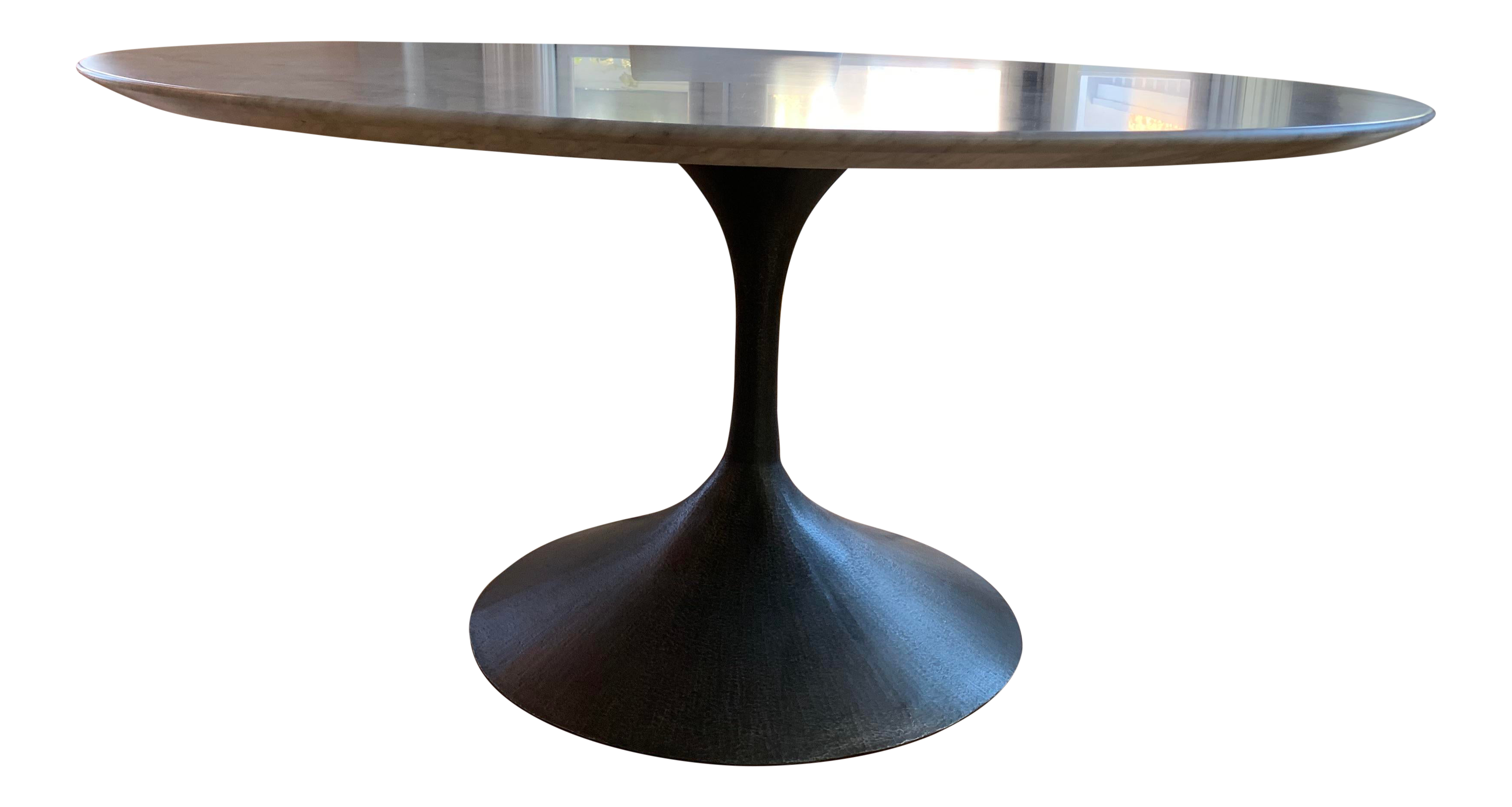 Restoration Hardware Aero Marble Round Dining Table Chairish