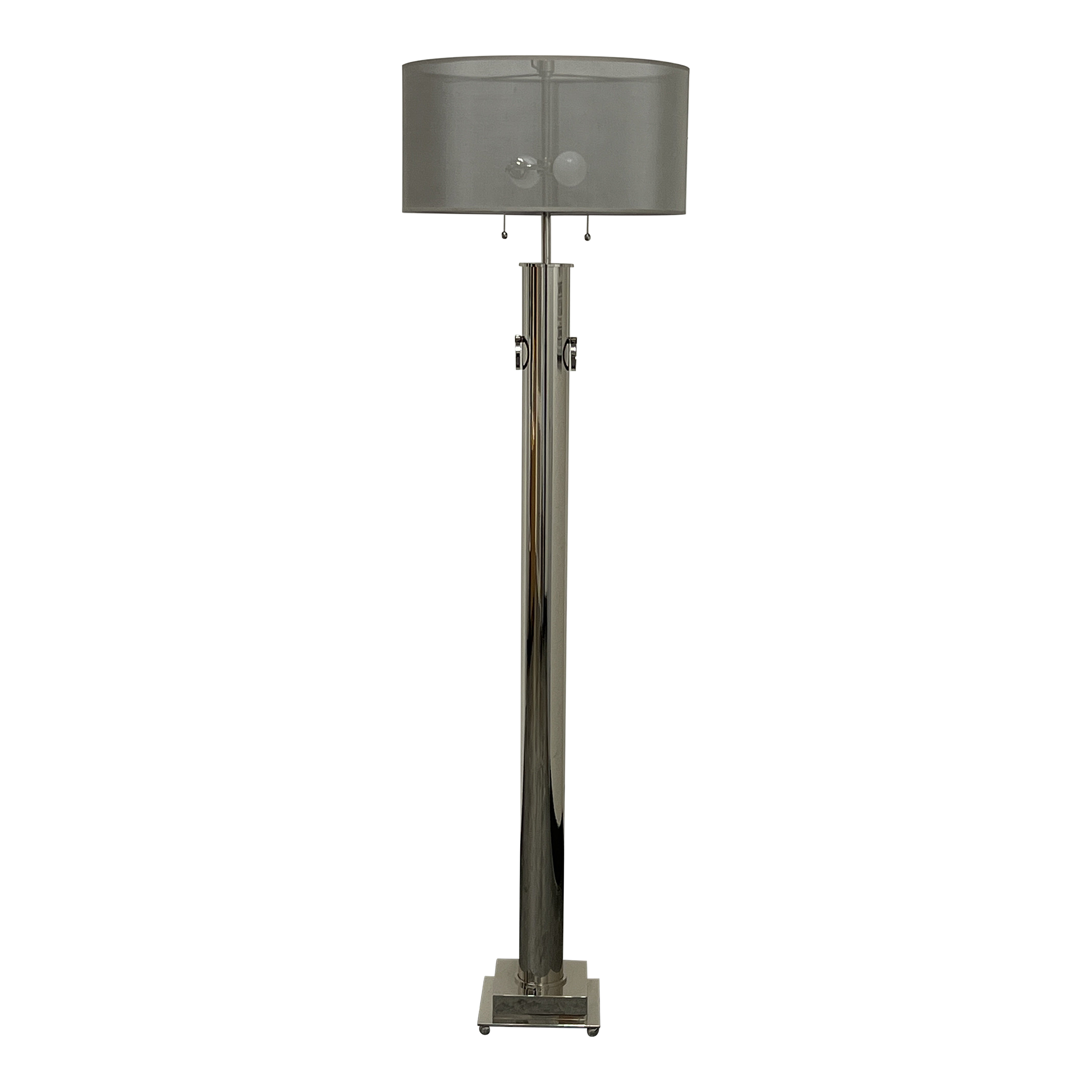 Restoration Hardware Steel Column Floor Lamp Chairish