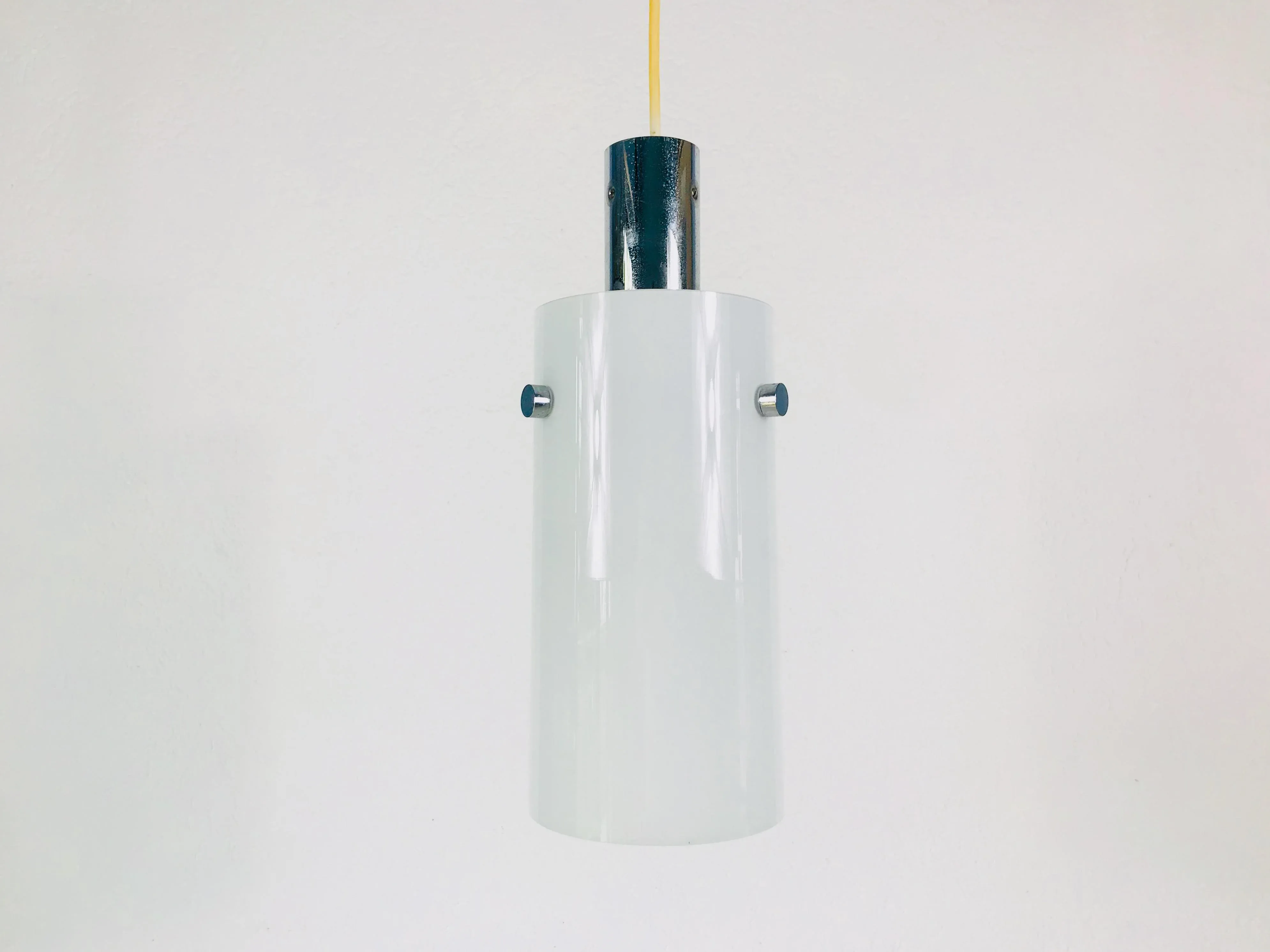 Opaline Glass Pendant Lamp from Limburg, 1970s