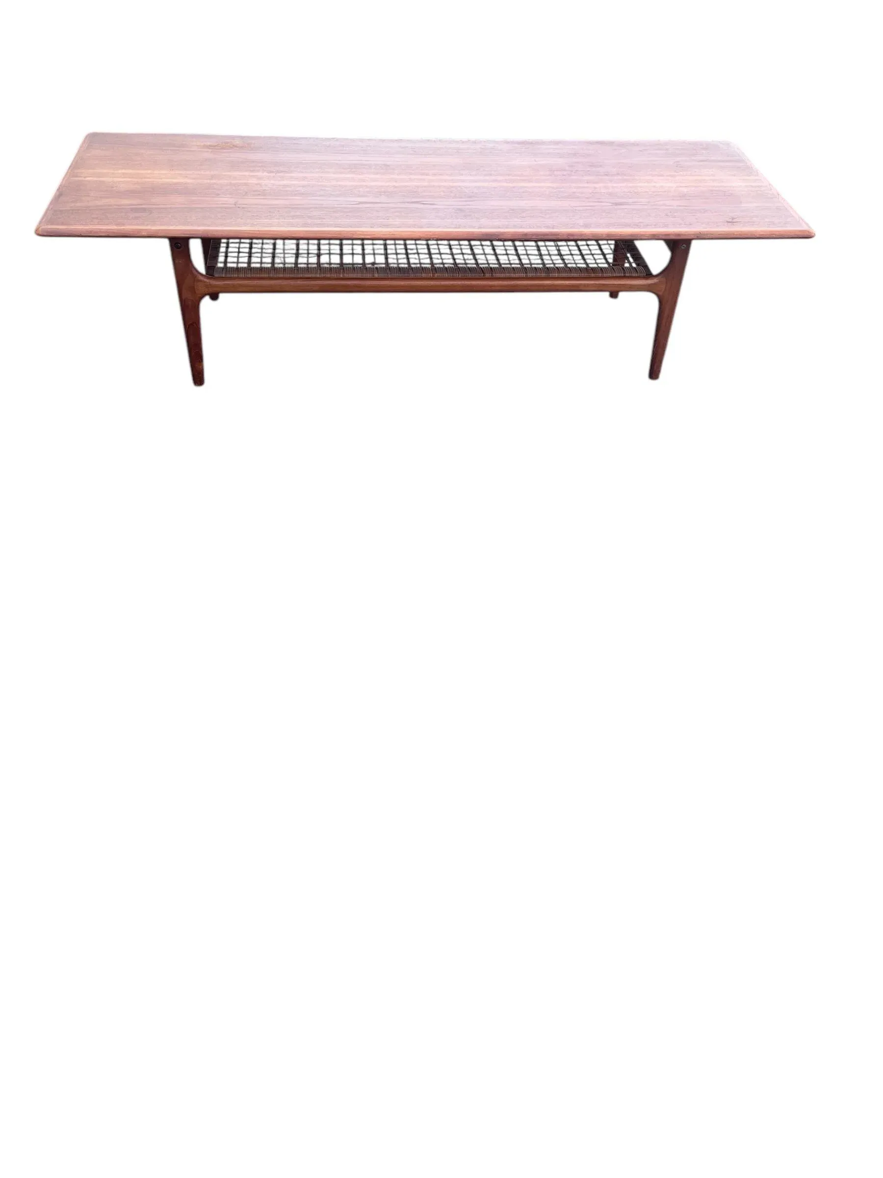 1960’s Vintage Danish Modern Teak Coffee Table by Trioh
