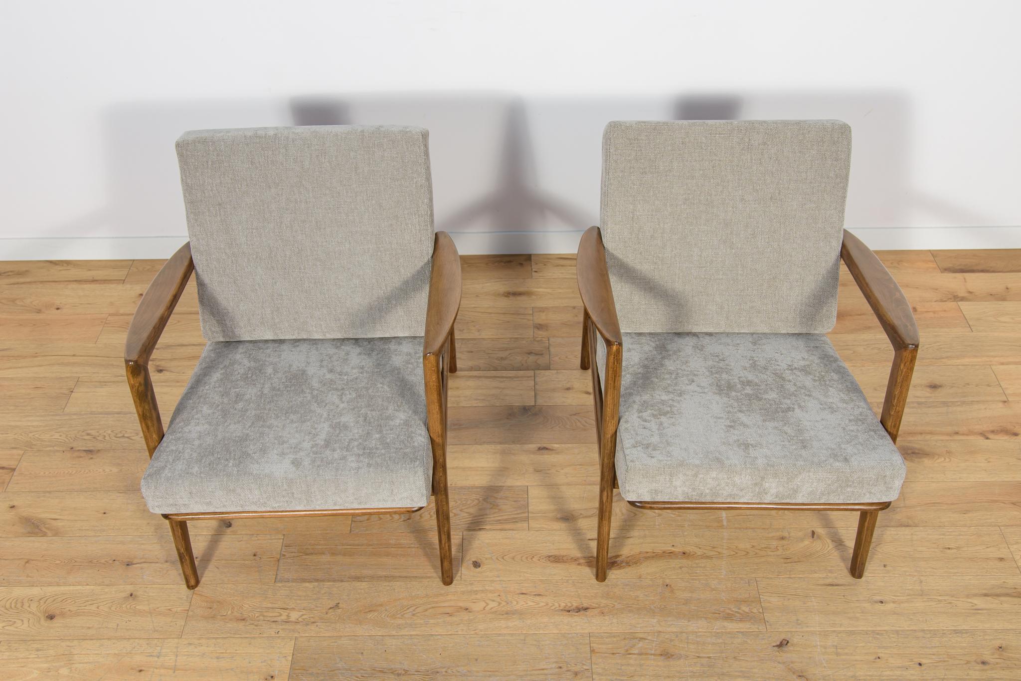 Mid-Century Model 300-139 Armchairs from Swarzędzka Factory, Poland, 1960s, Set of 2