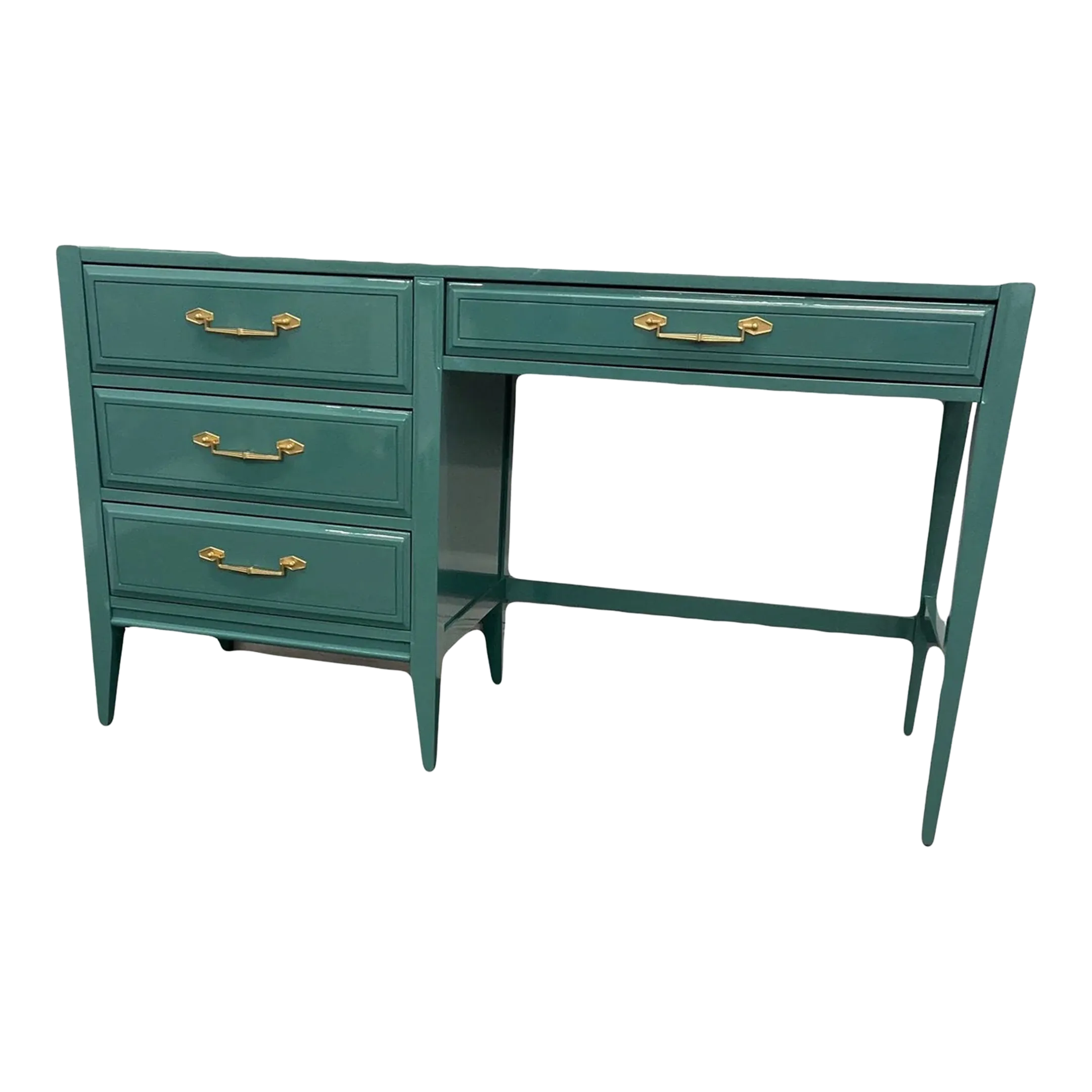 1970s BasicWitz Green Desk Chairish