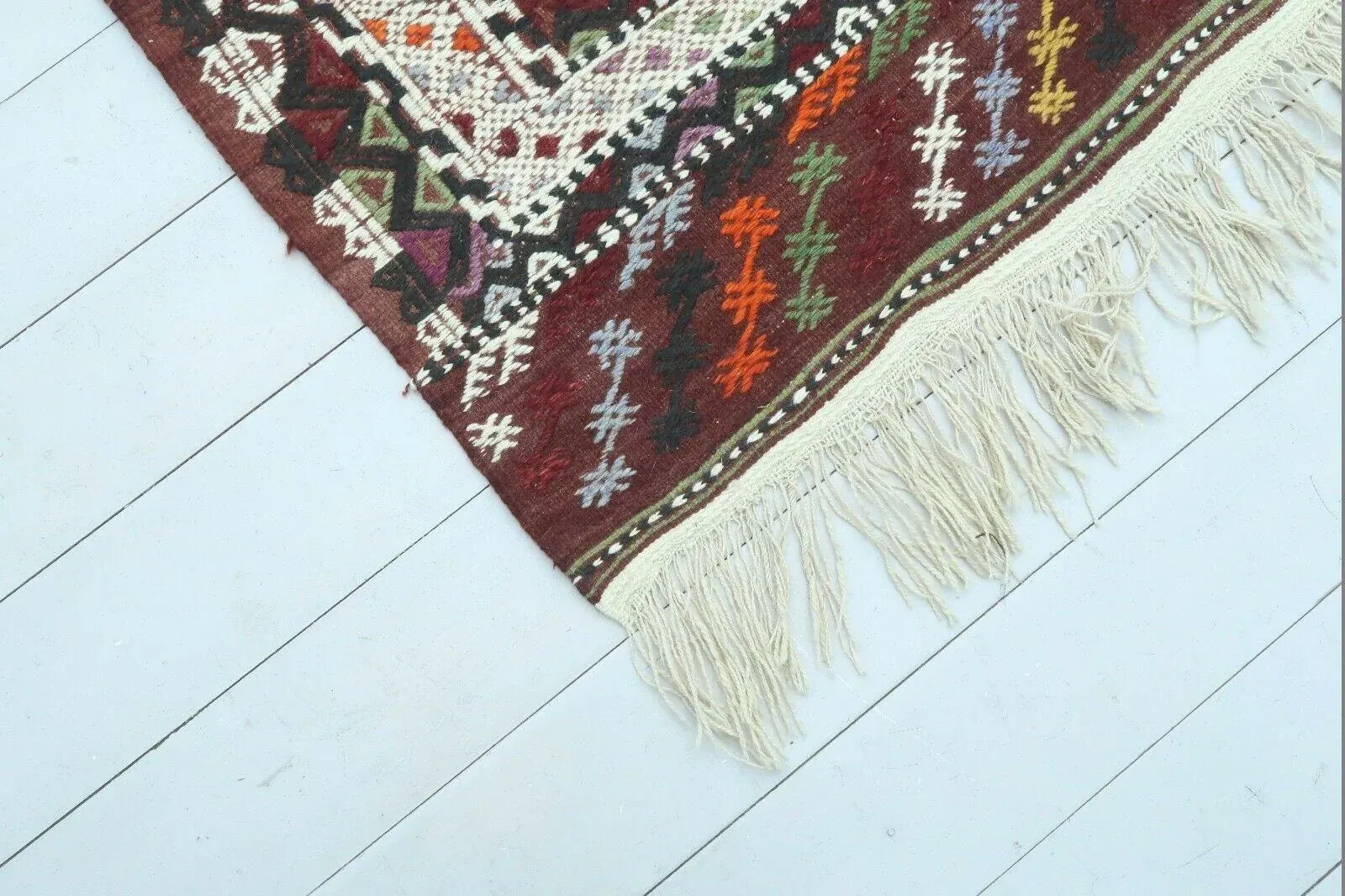 1960s Vintage Nomadic Kilim Rug -67\
