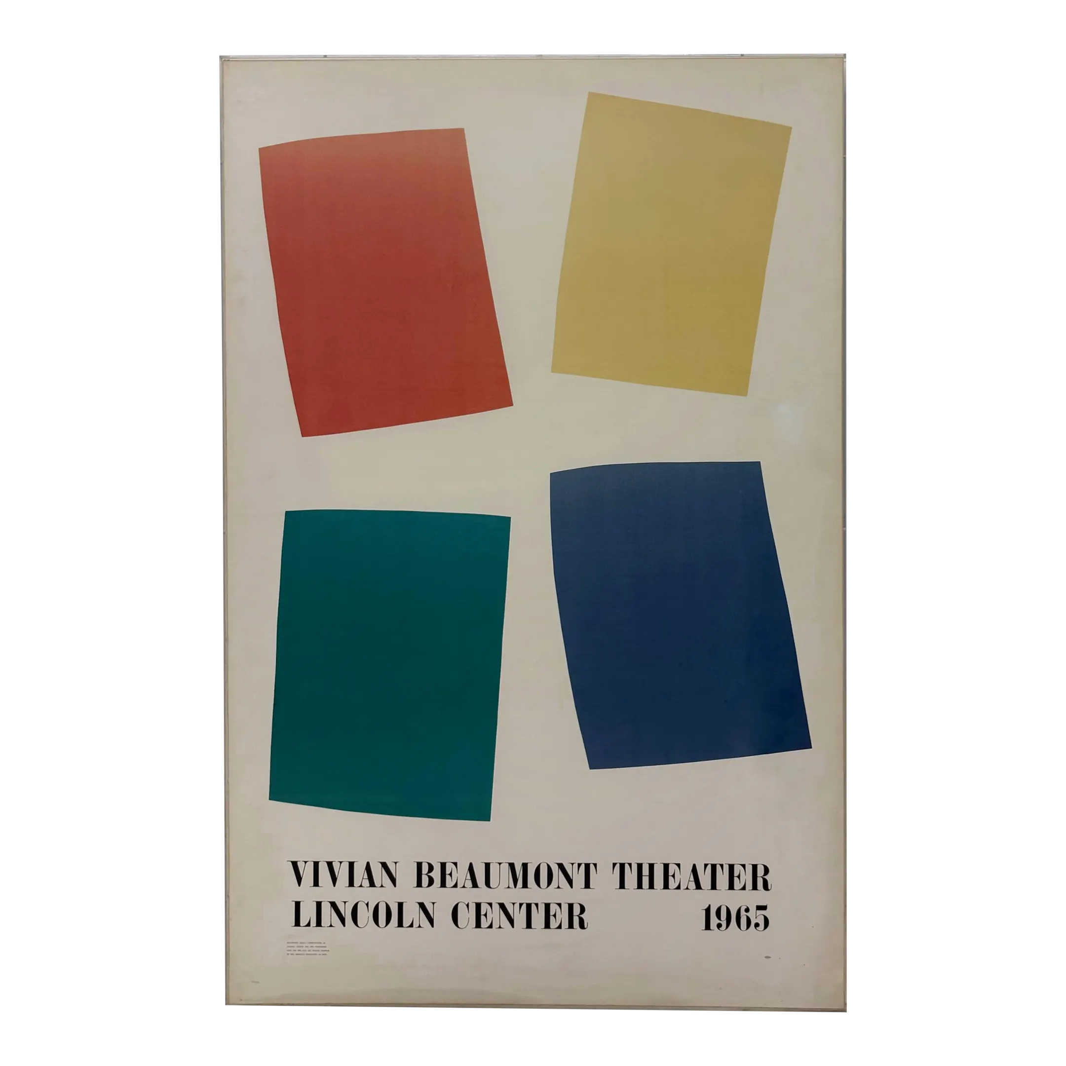 Ellsworth Kelly Vintage 1965 Mid Century Modernist Lithograph