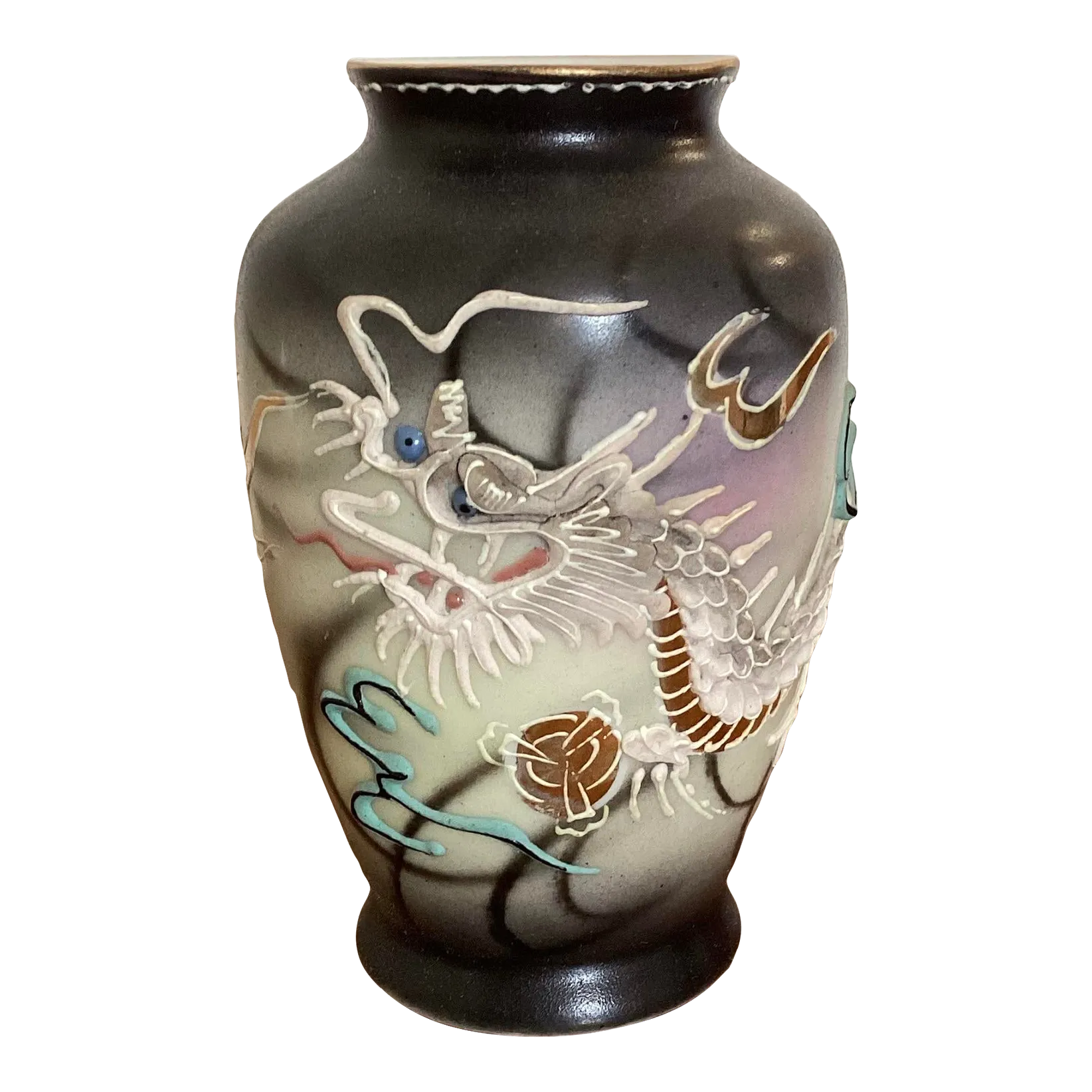 1940s Japanese Porcelain Moriage Dragonware Vase Dragon Chairish