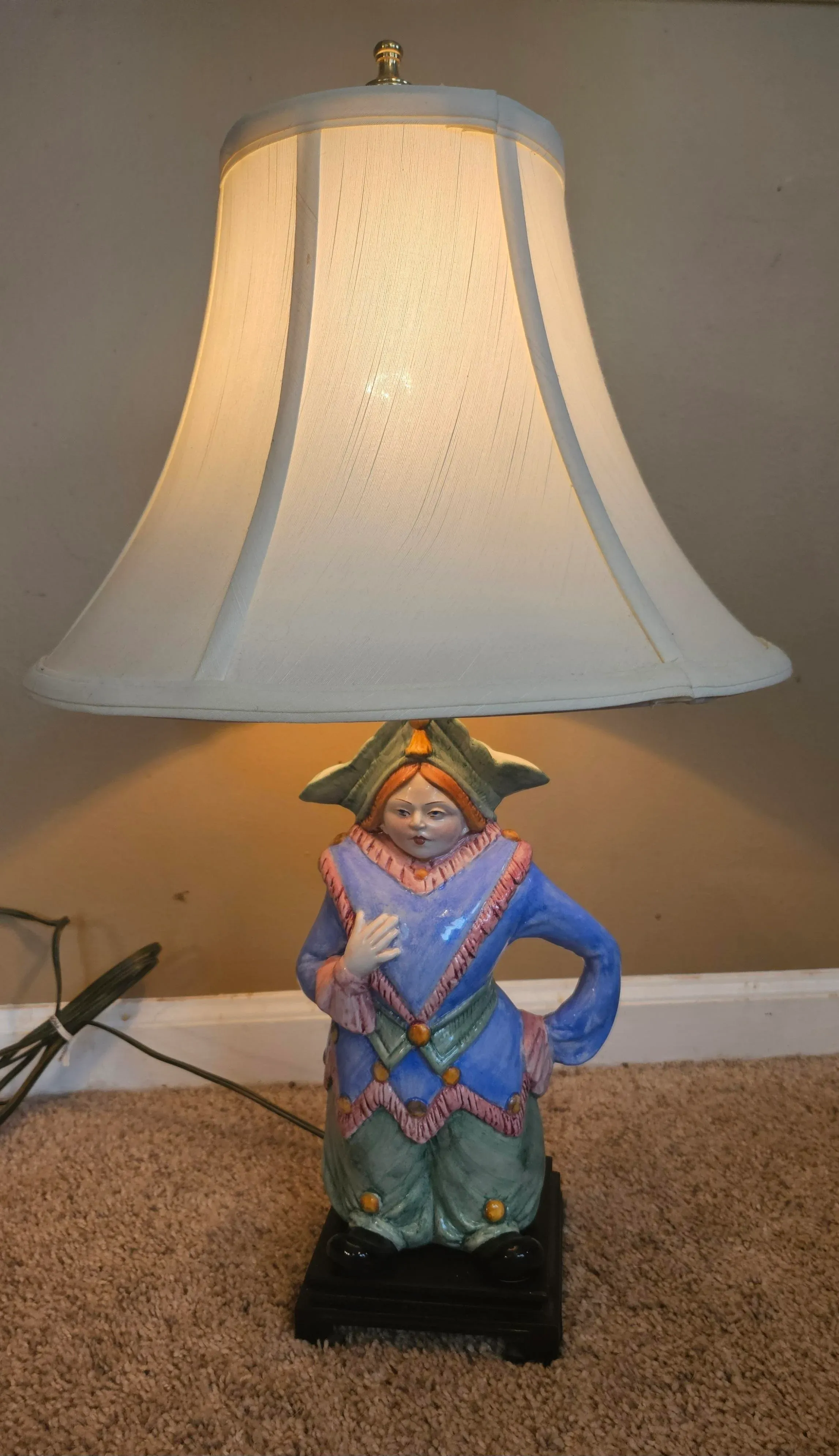 Vintage Vietri Italian Porcelain Lamp