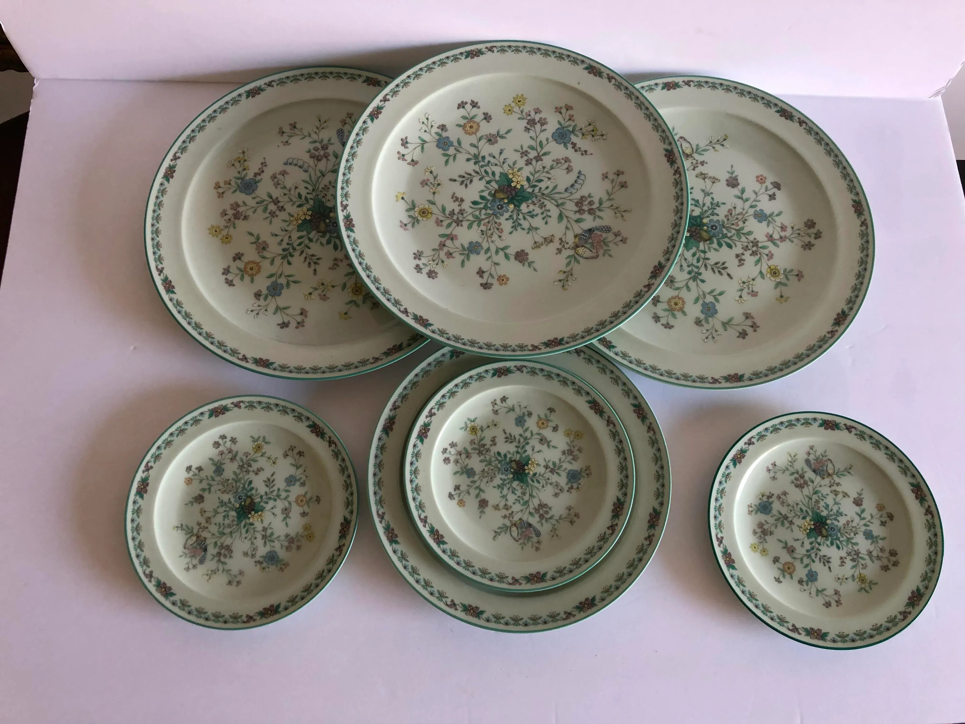 Vintage Noritake Paradise “8223” Dinner, Salad,Bread Plates S/7