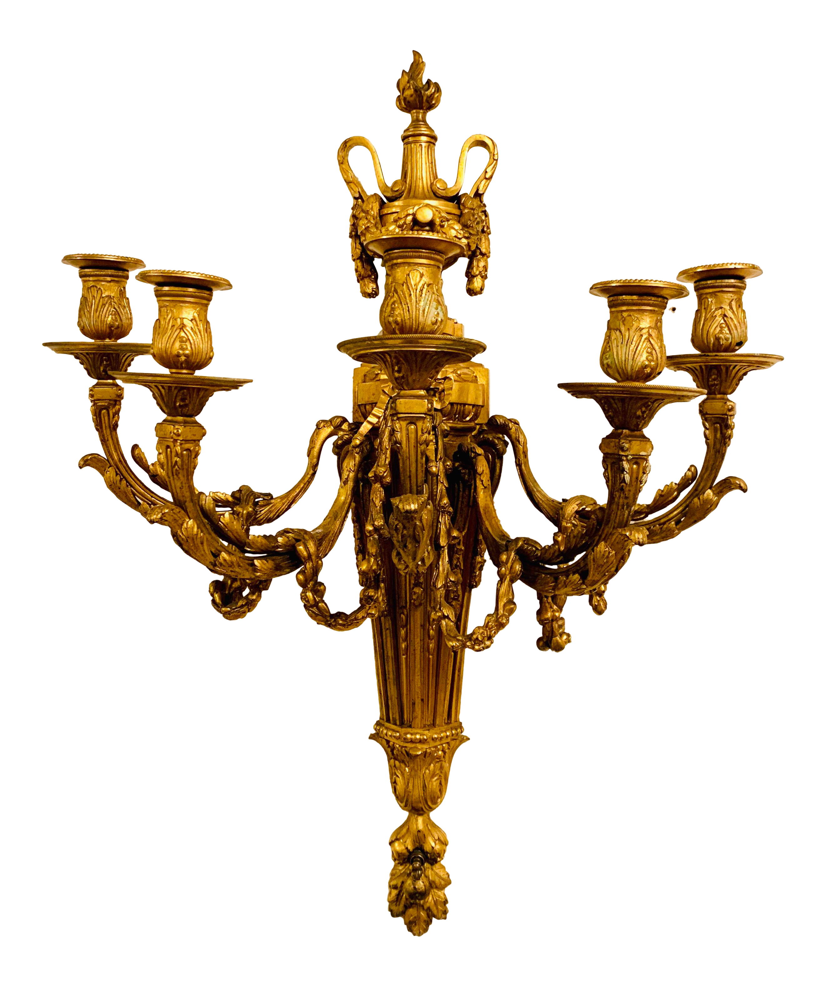 1910s Five Armed Wall Hanging Candle Holder Chairish