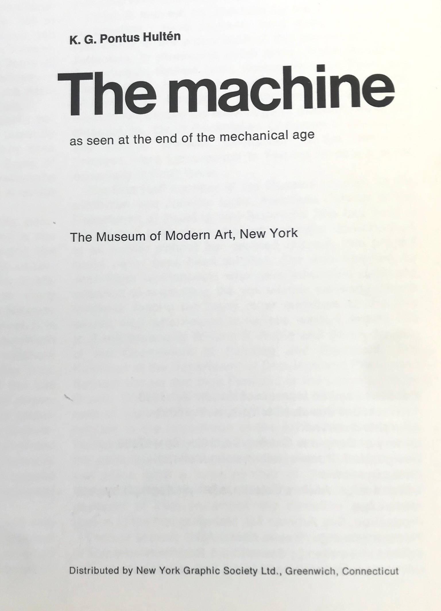 The machine/ MOMAカタログ/ヴィンテージ 絶版洋古書】ザ・マシーン The Machine as Seen at the End of