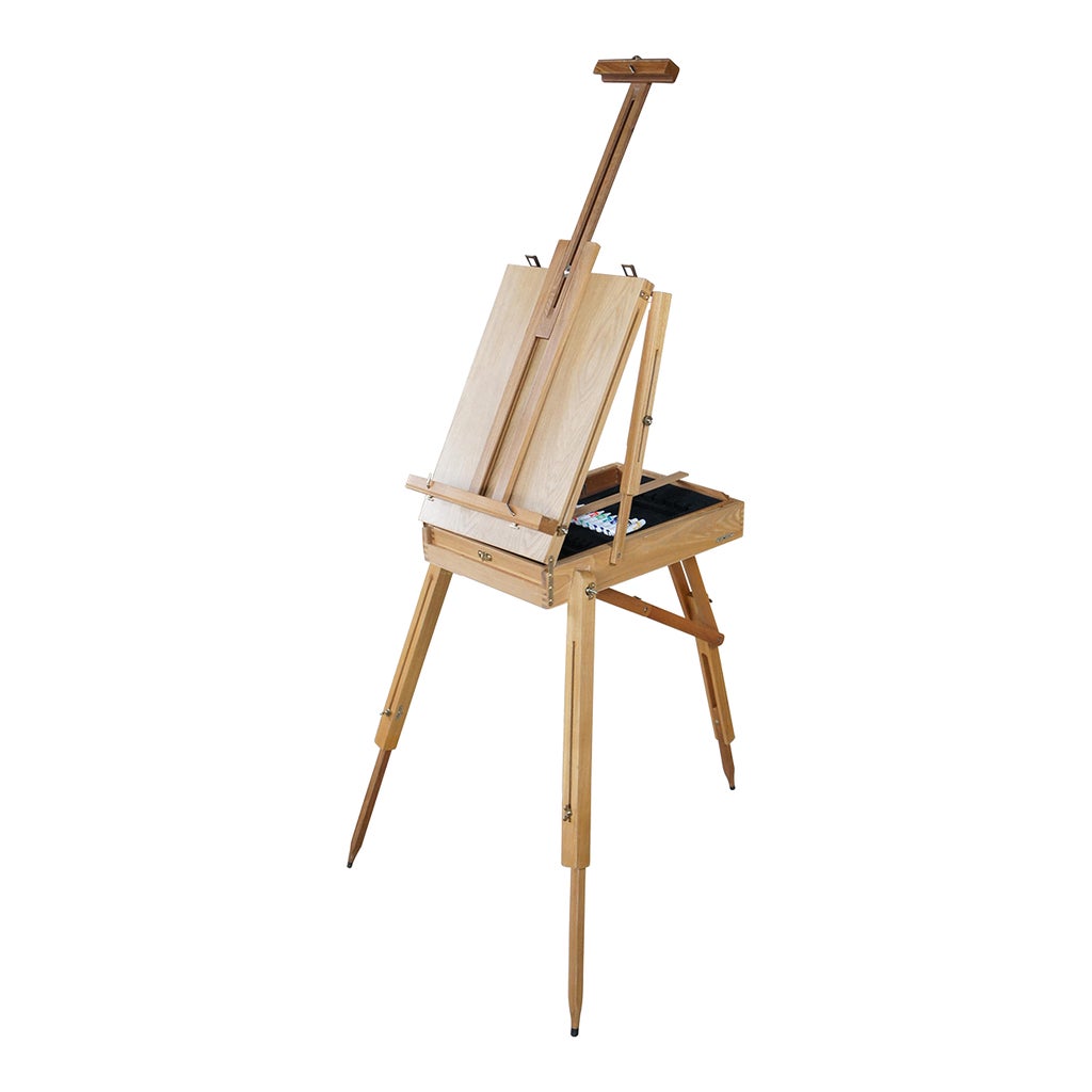 Vintage Beechwood Folding Art Artist Drawing Field Easel Oil Paint ...