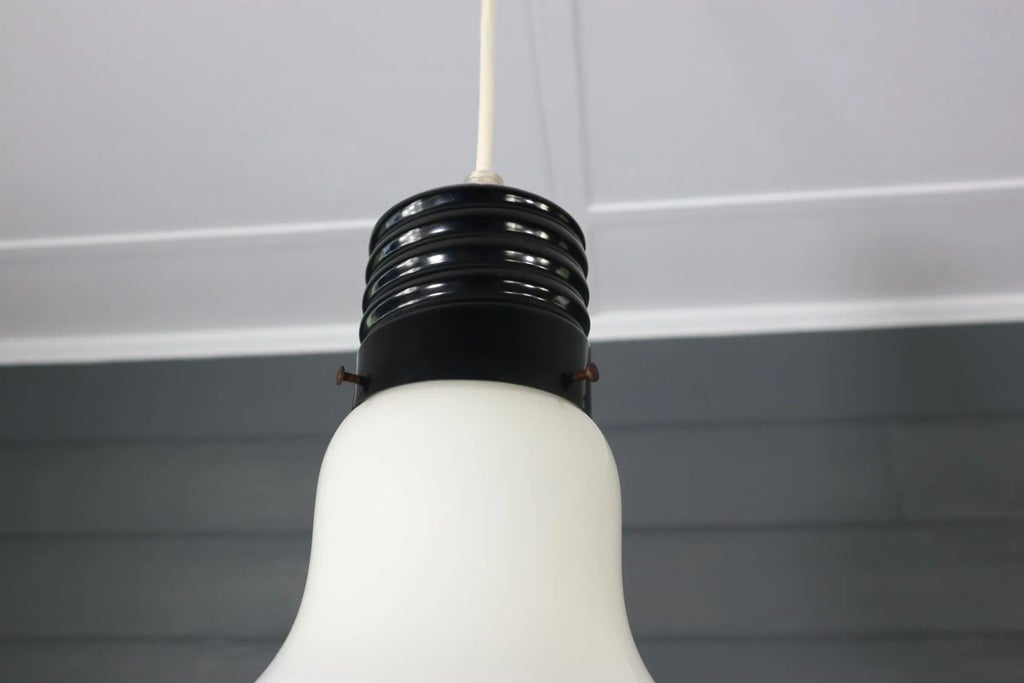 Vintage Ingo Maurer Style Pop Art Giant Light Bulb Pendant  Pop Art/Mid-Century/Retro Large Giant Light Bulb Hanging Swag Lamp Light main image 1