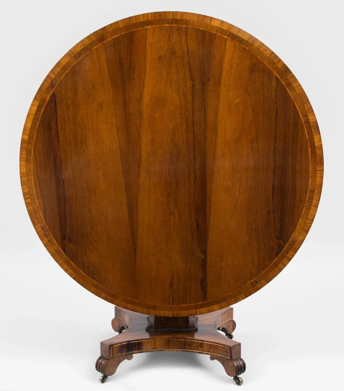 Antique English Regency Rosewood Centre Table