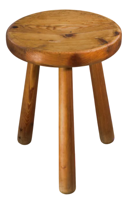 Mid-Century Pine Stool, 1960s | Chairish