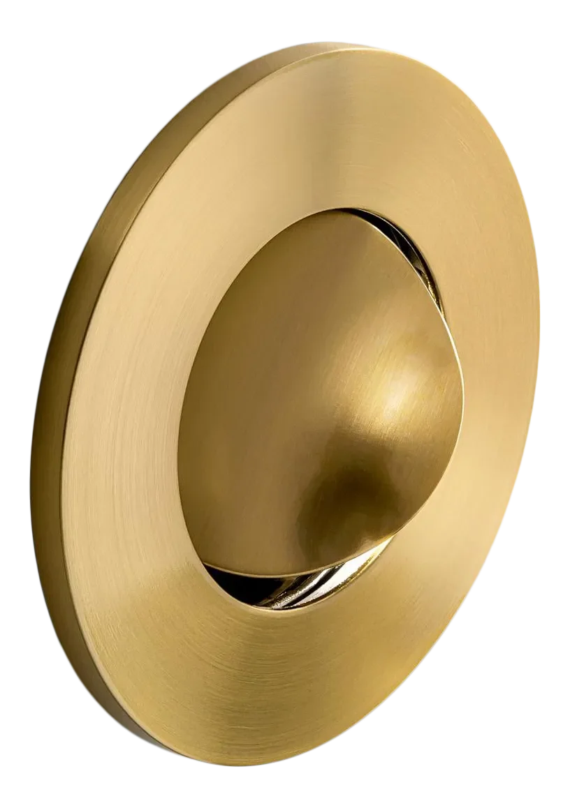 Brushed Brass Led Reading Eye Wall Light Chairish