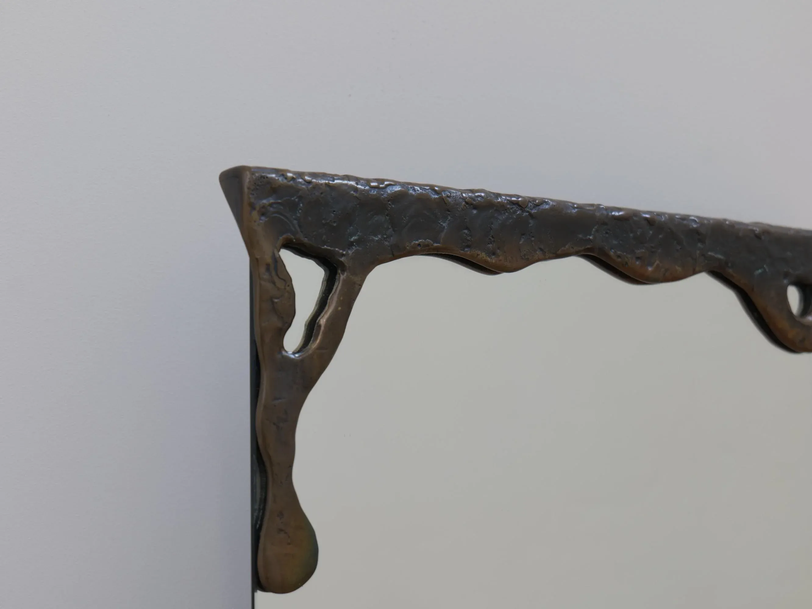 Lothar Klute Bronze Wall Mirror