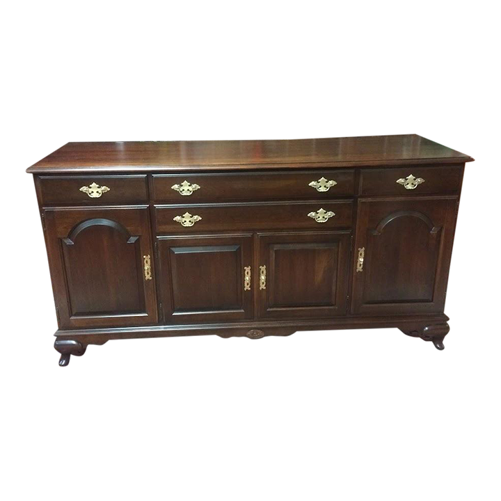 Vintage Sideboard Buffet, Ethan Allen Furniture Chairish