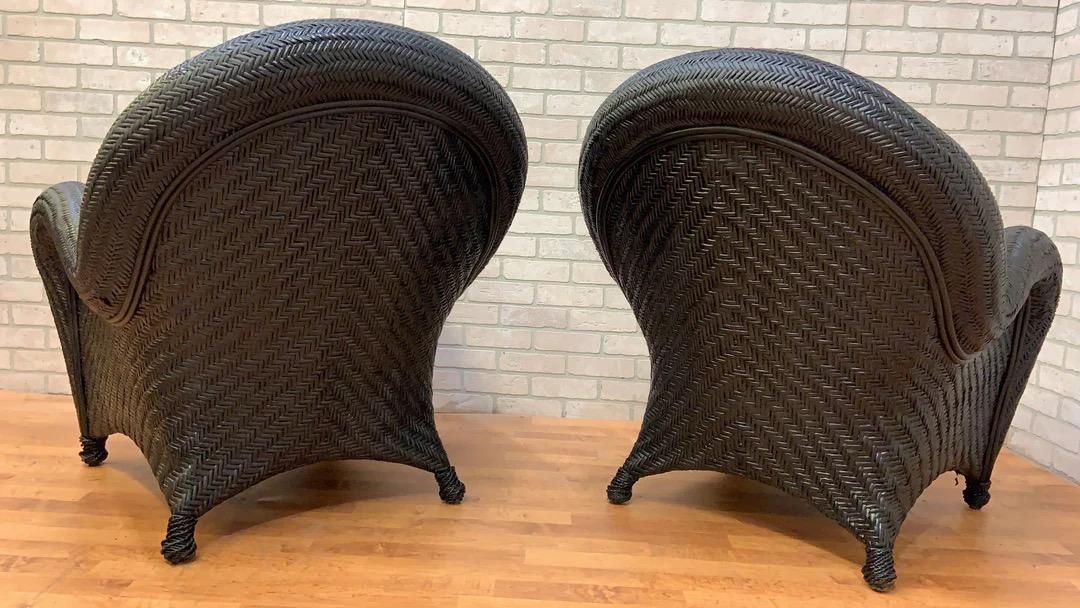 Rattan Chair Pottery Barn Chair Cushions Arm Chair Vintage Rattan