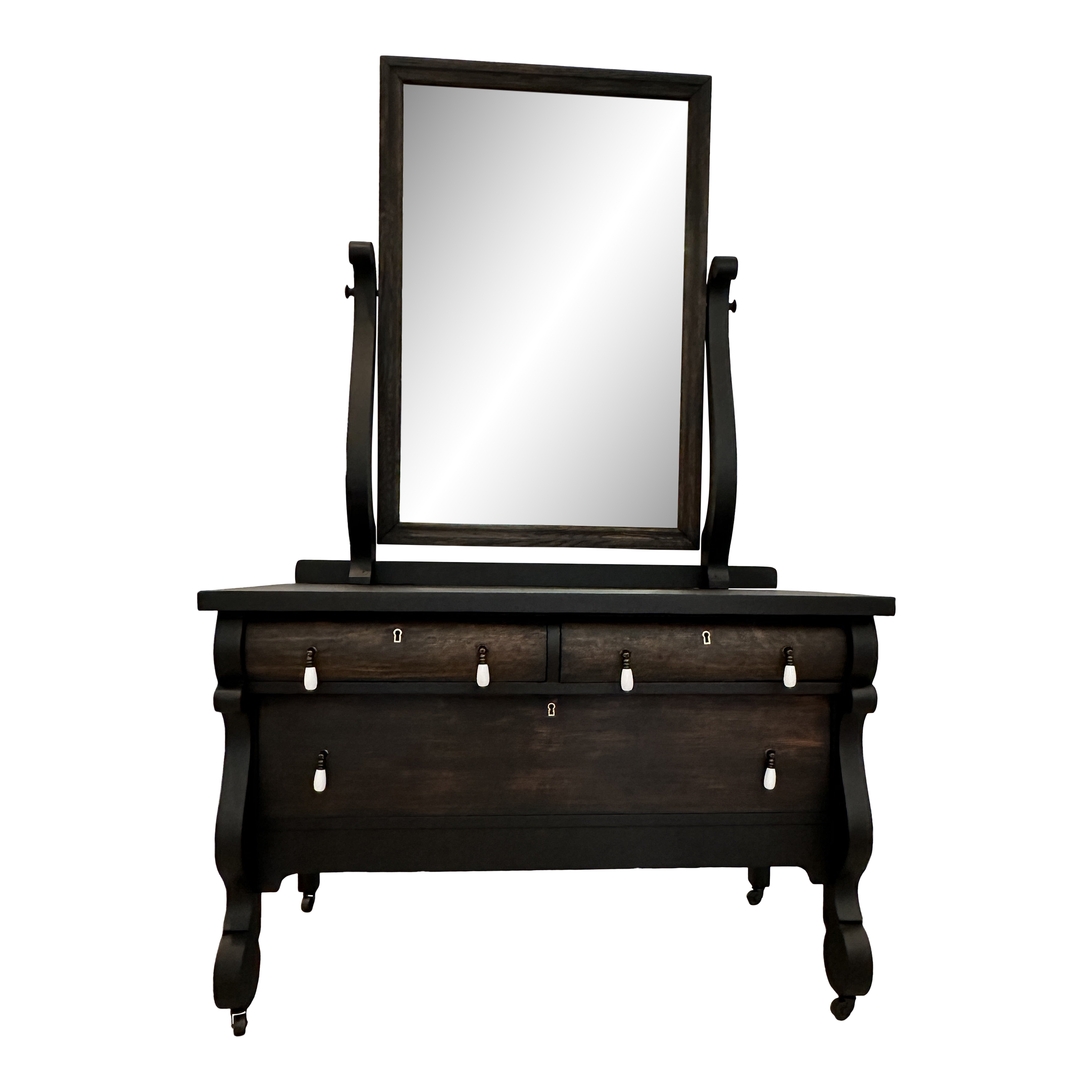 Early 20th Century Antique Tiger Oak Empire Dresser Chairish