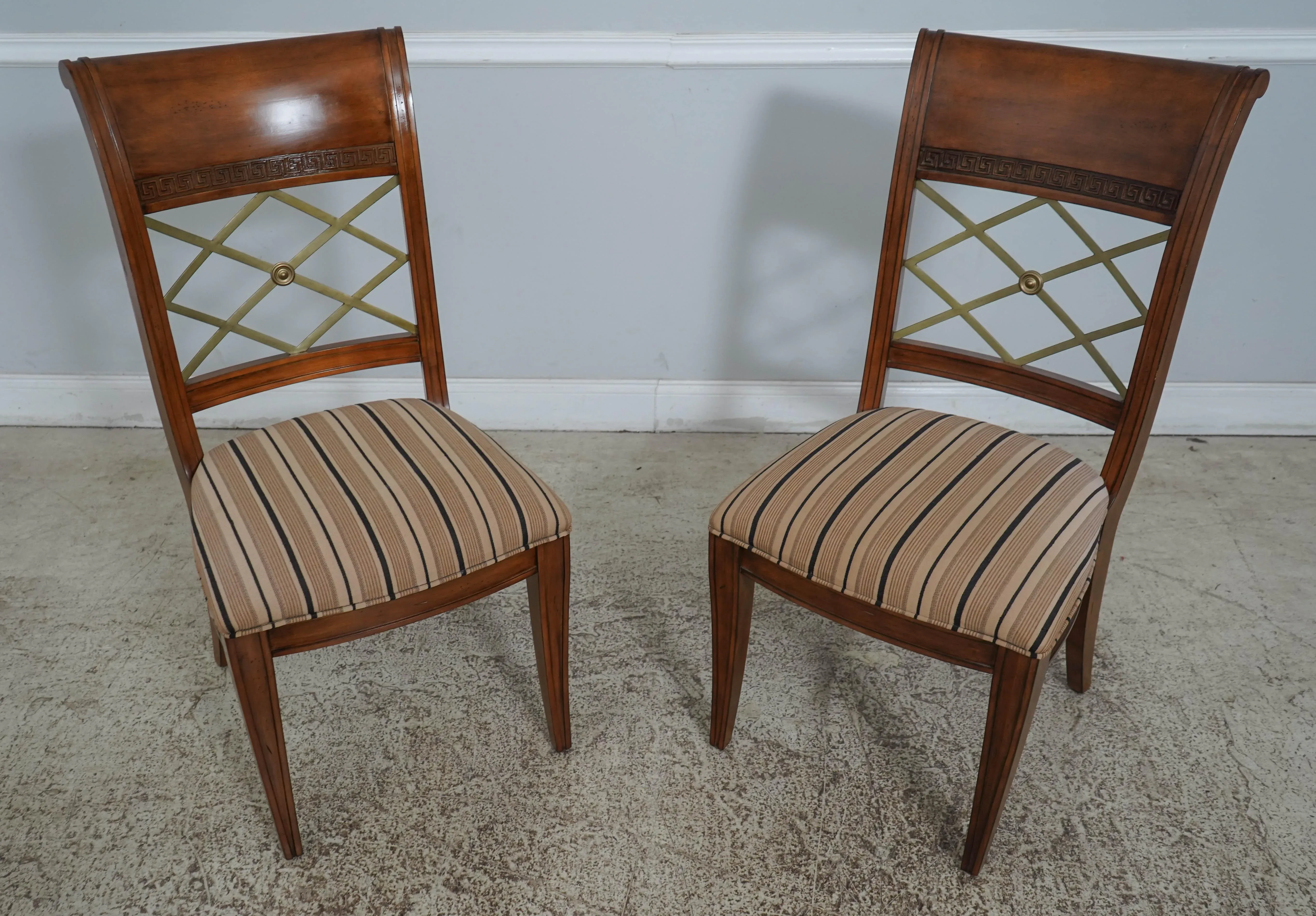 Set of Hekman Regency Style Dining Room Chairs Chairish