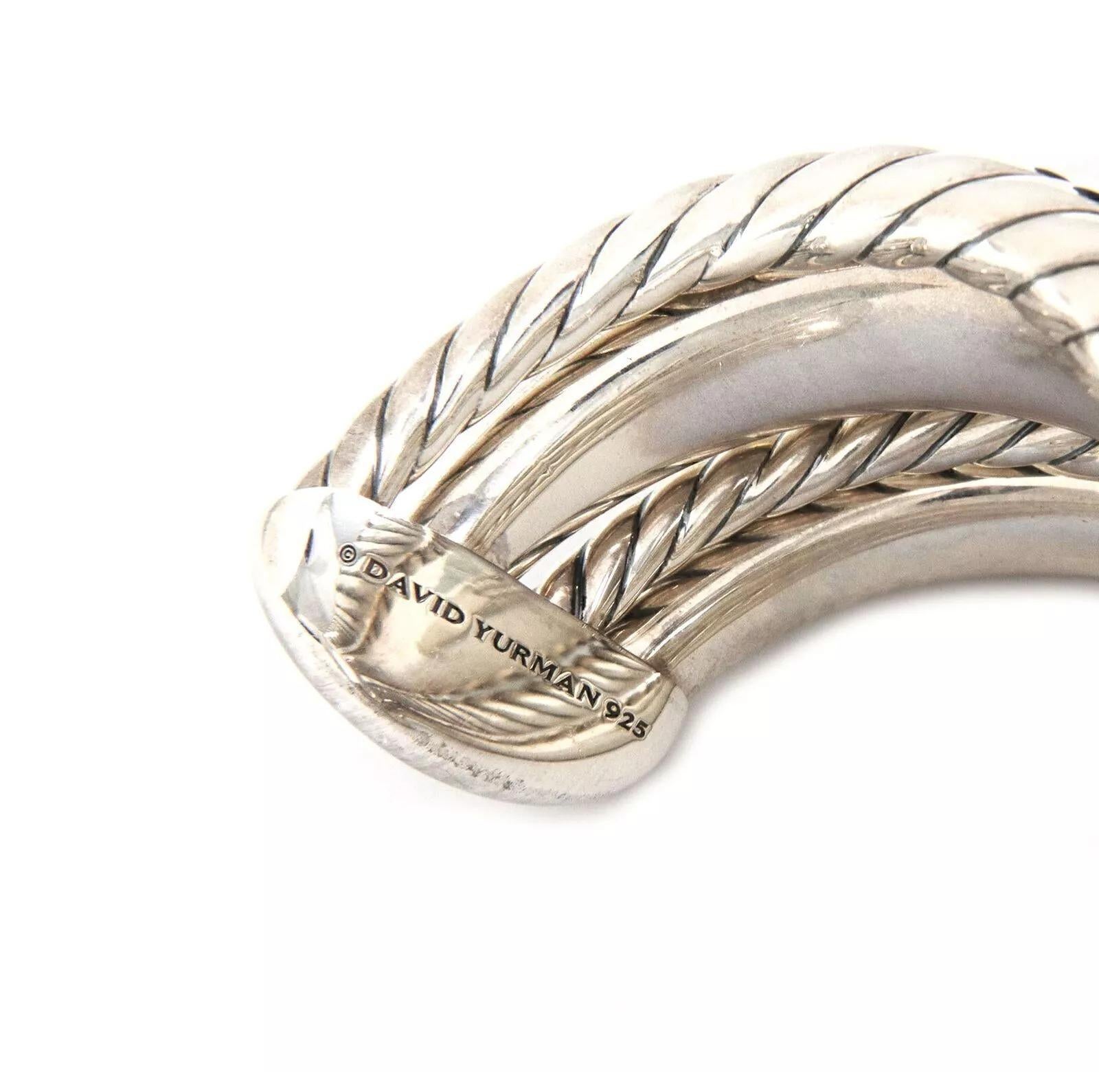 26211 - David Yurman Pure Form 4 Row Sterling Silver 42mm