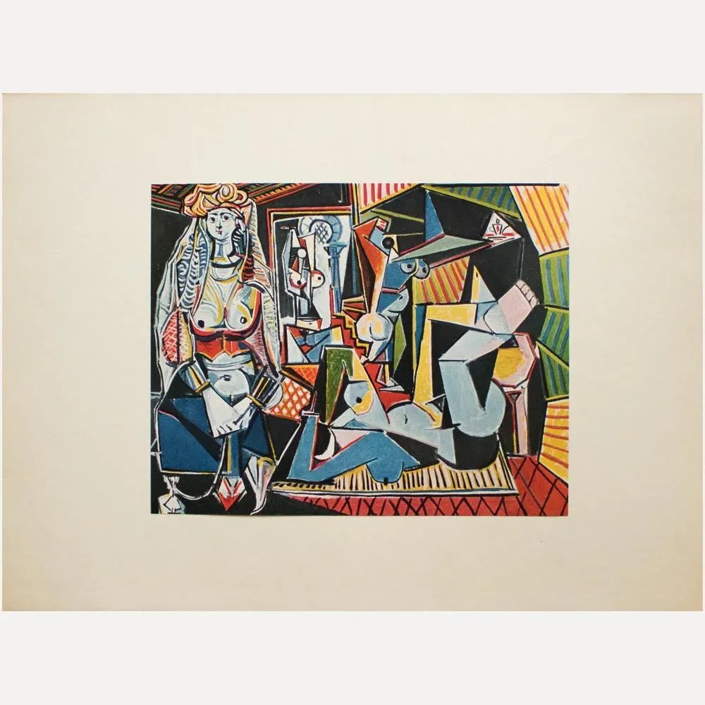 版画 Pablo Picasso Women of Algiers No. 103 Pablo Picasso | Les femmes d'Alger (Women of Algiers) (1955