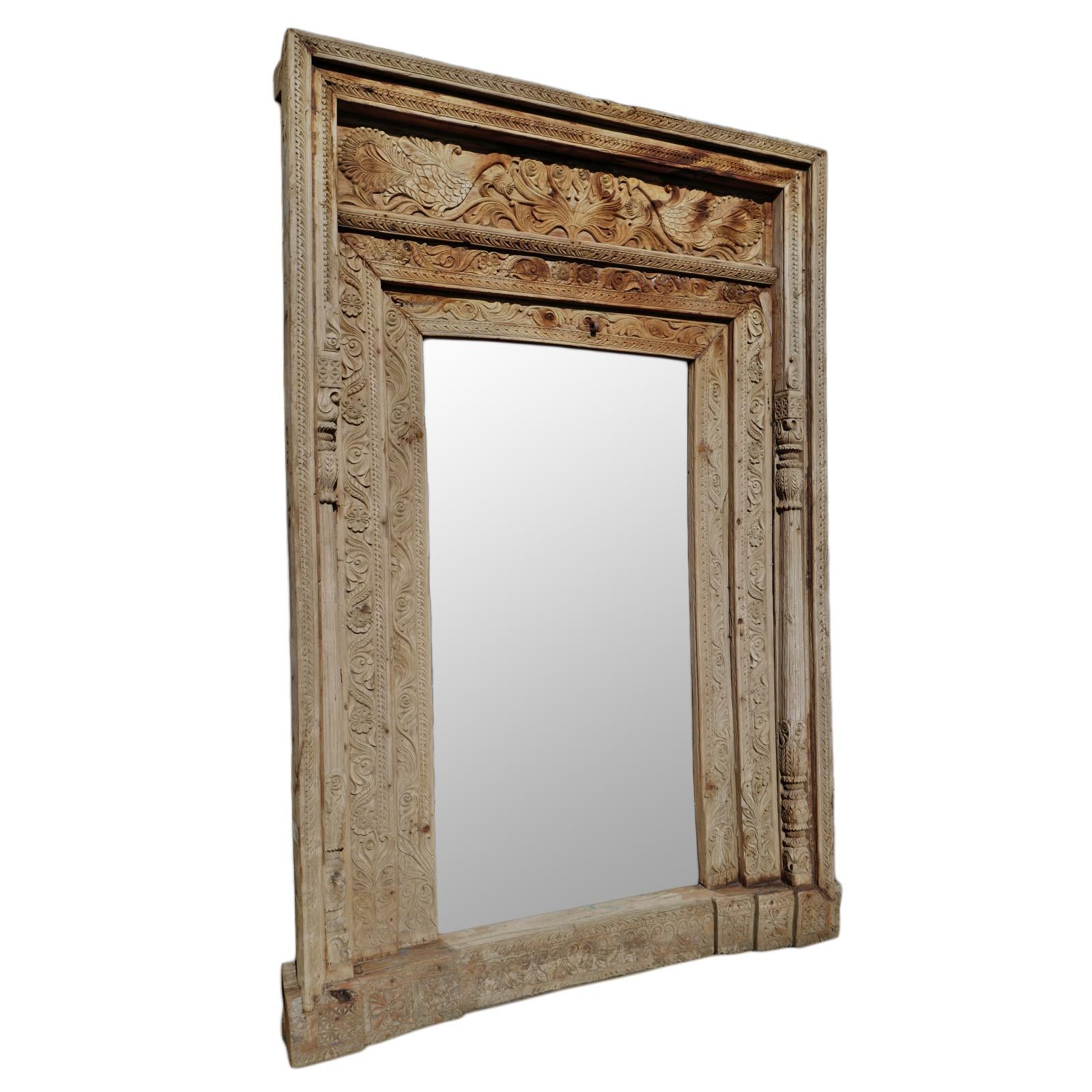 Antique India Doorway Mirror