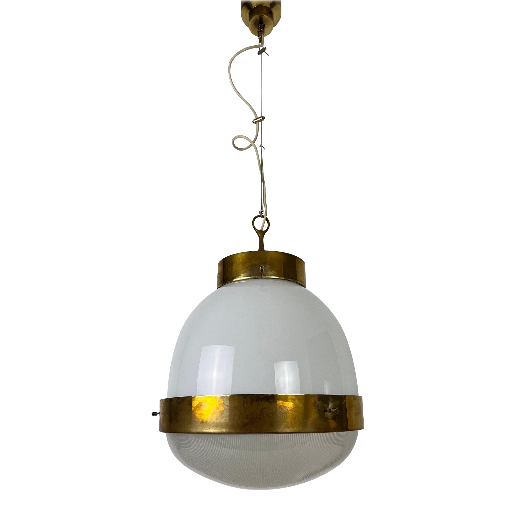 Large Delta Ceiling Lamp by Sergio Mazza for Artemide, 1960s