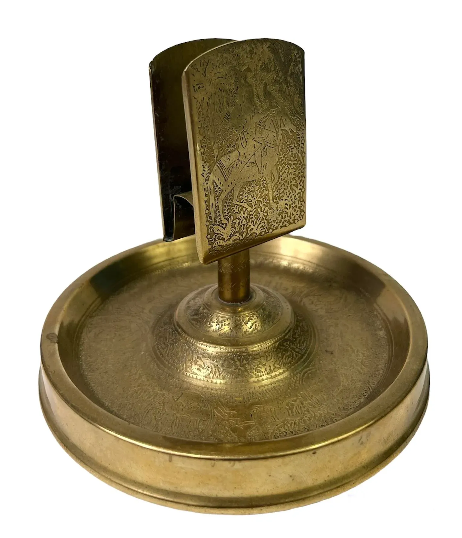 Mid-Century Brass Ashtray With Match Holder | Chairish Mid-Century Brass Ashtray With Match Holder | Chairish