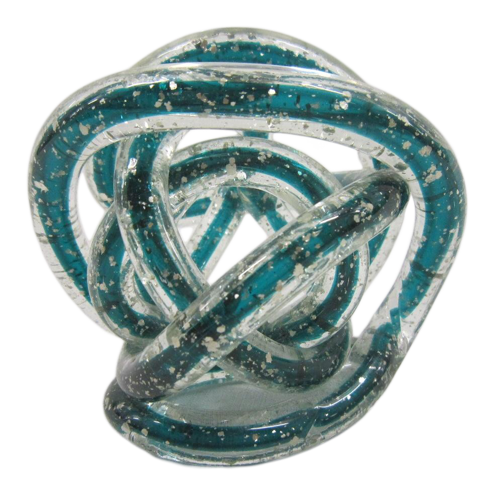 Glass Knot Sculpture Chairish